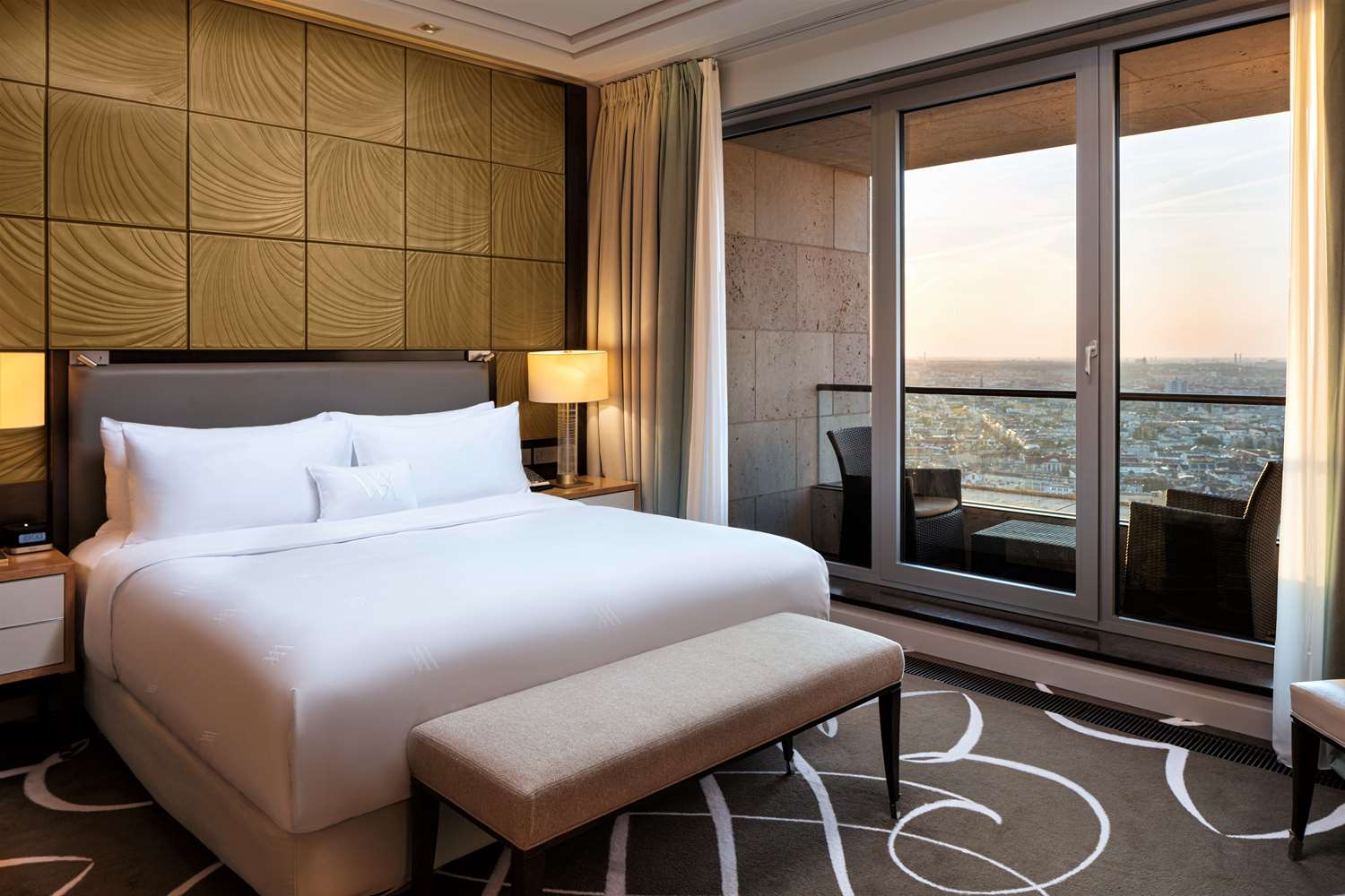 Tower, Suite, King Bed, Balcony