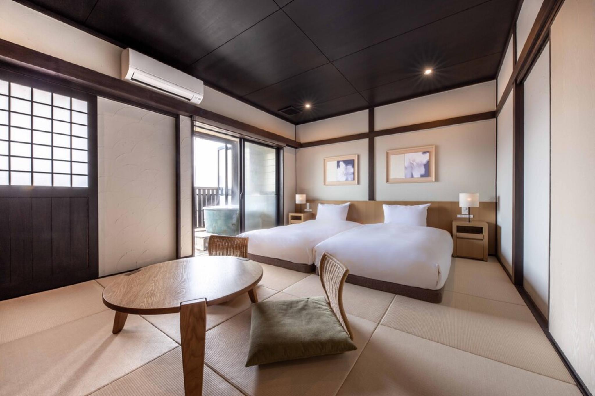Japanese Western, Standard, Twin Beds, Outdoor Bath