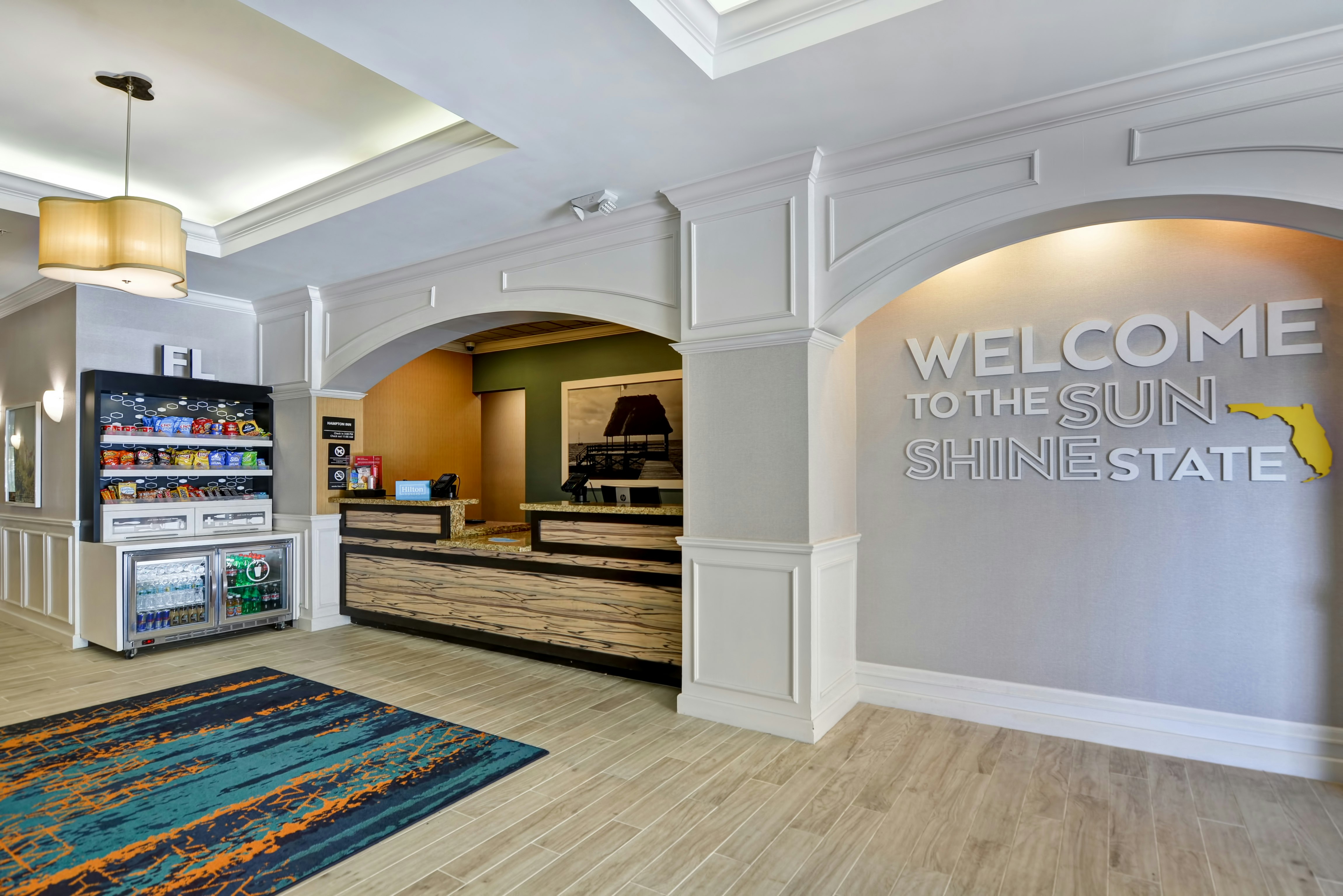 Lobby at Hampton Inn Palm Beach Gardens, PALM BEACH GARDENS - FL