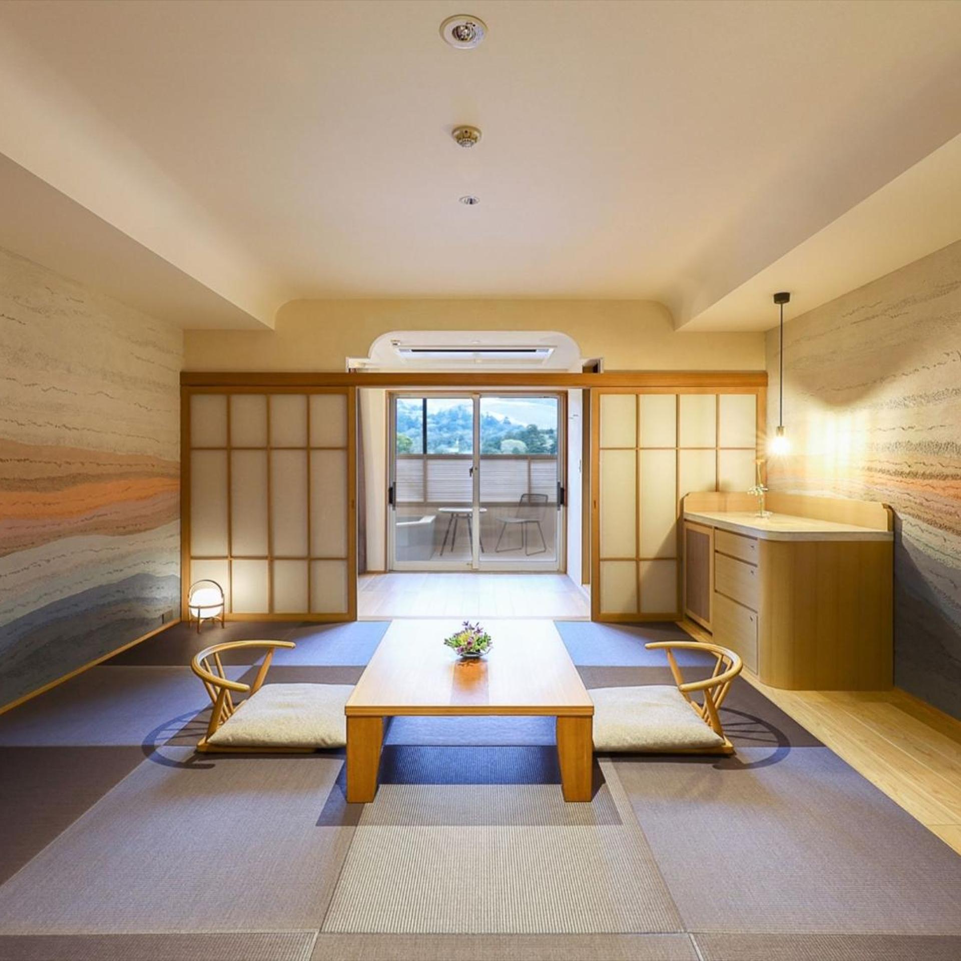Japanese, Quadruple, Mountain View, Outdoor Bath