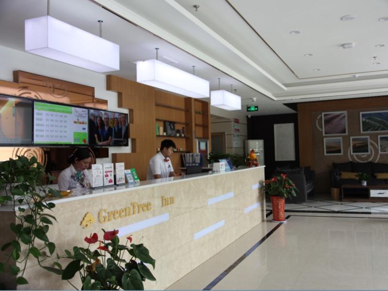 Lobby at GreenTree Inn Zaozhuang High-speed Train Station Express Hotel, ZAOZHUANG