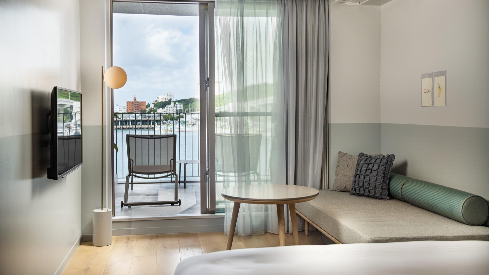 Harbor, Standard, Twin Beds, Ocean View, Night View, Terrace