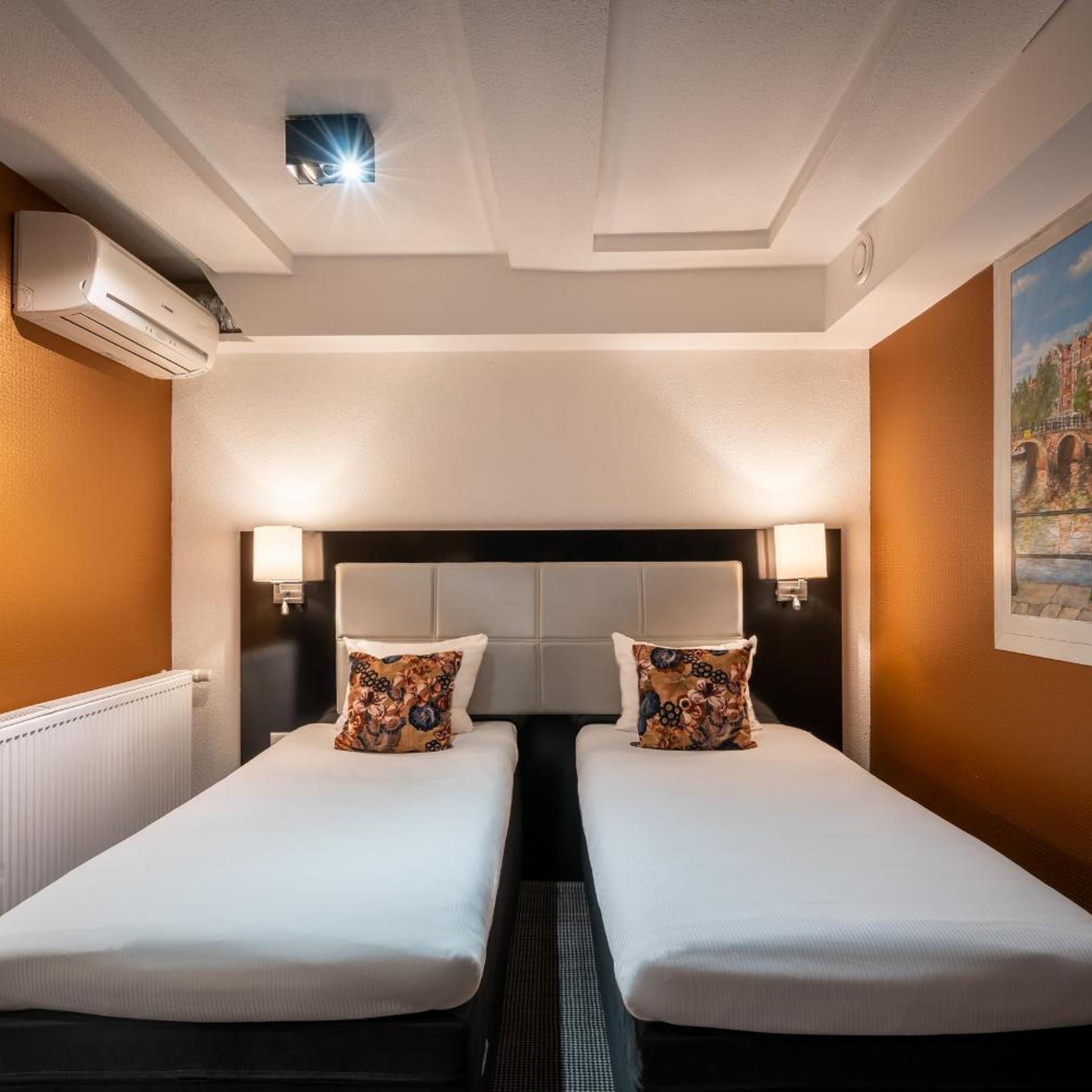 Basement, Twin Beds, No Window