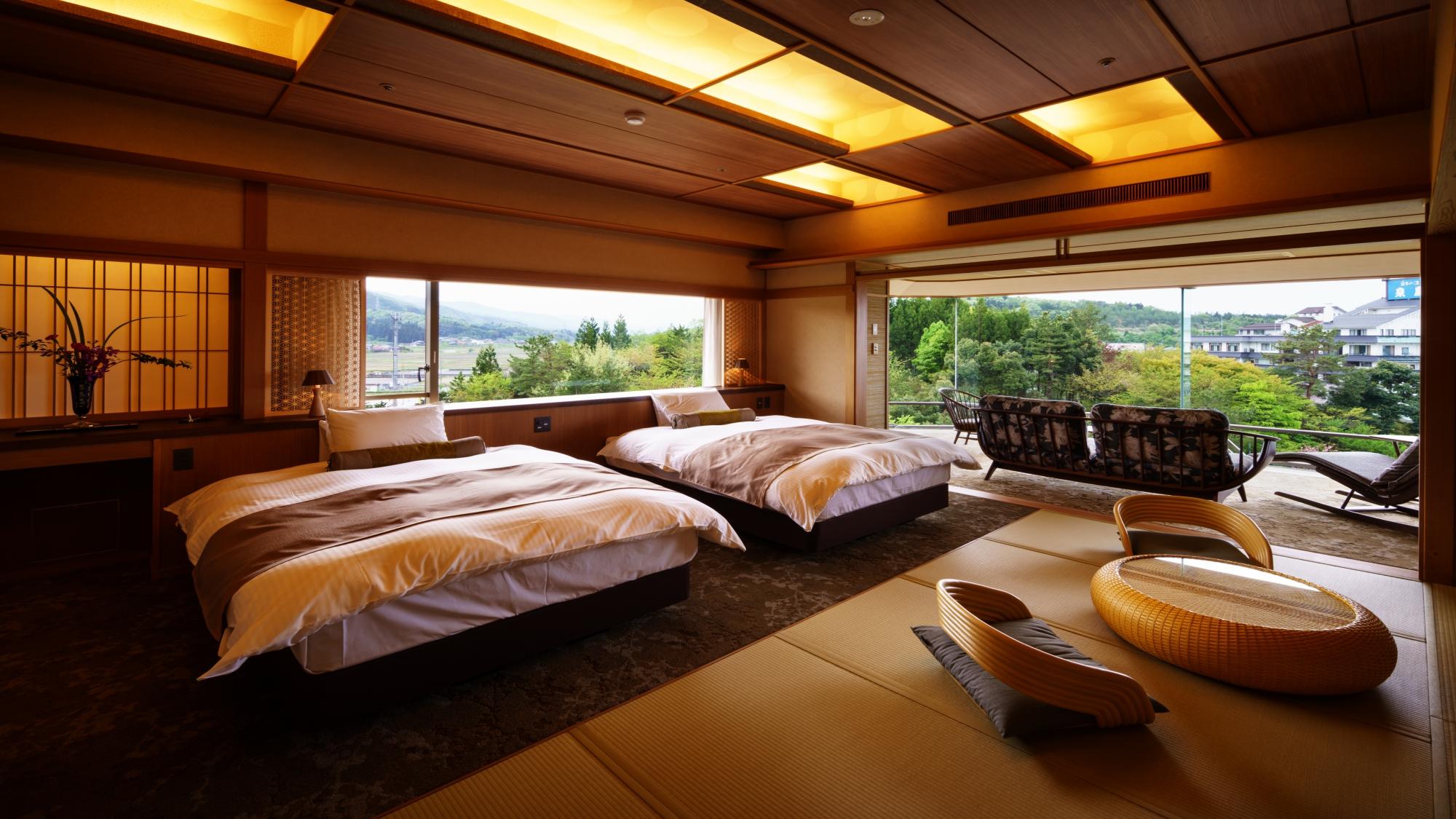 Japanese Western, Deluxe, Outdoor Bath