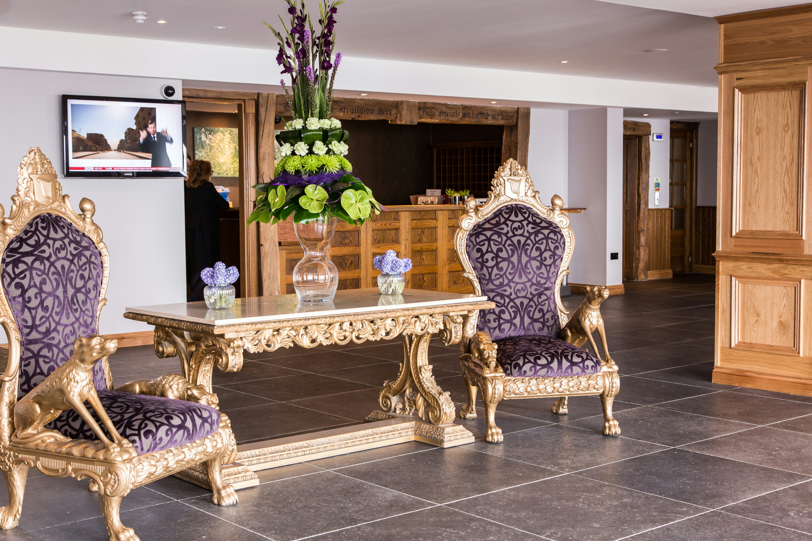 Lobby at Ballygally Castle, Larne