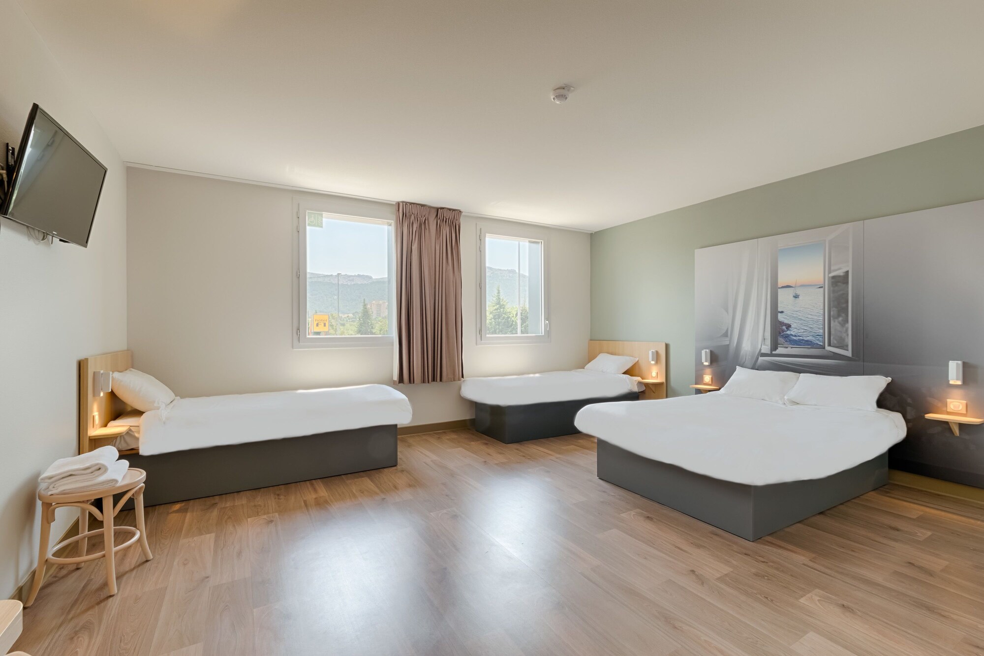 ROOM, QUADRUPLE, DOUBLE AND TWIN BEDS