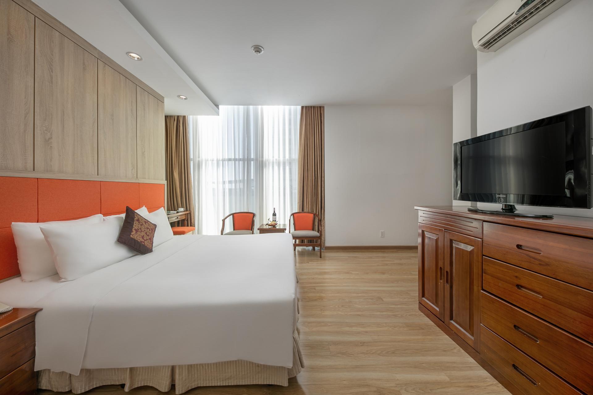 غرفة ديلوكس بسرير مزدوج بإطلالة على المدينة