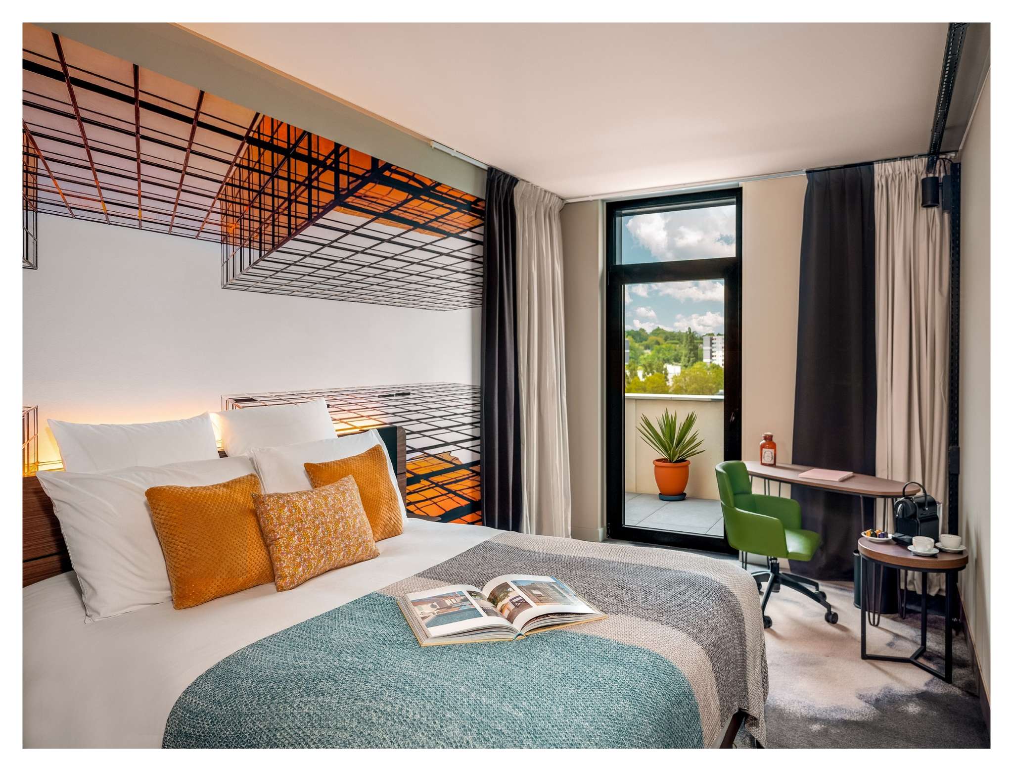 غرفة بشرفة، Novotel Paris Val de Fontenay 2/5