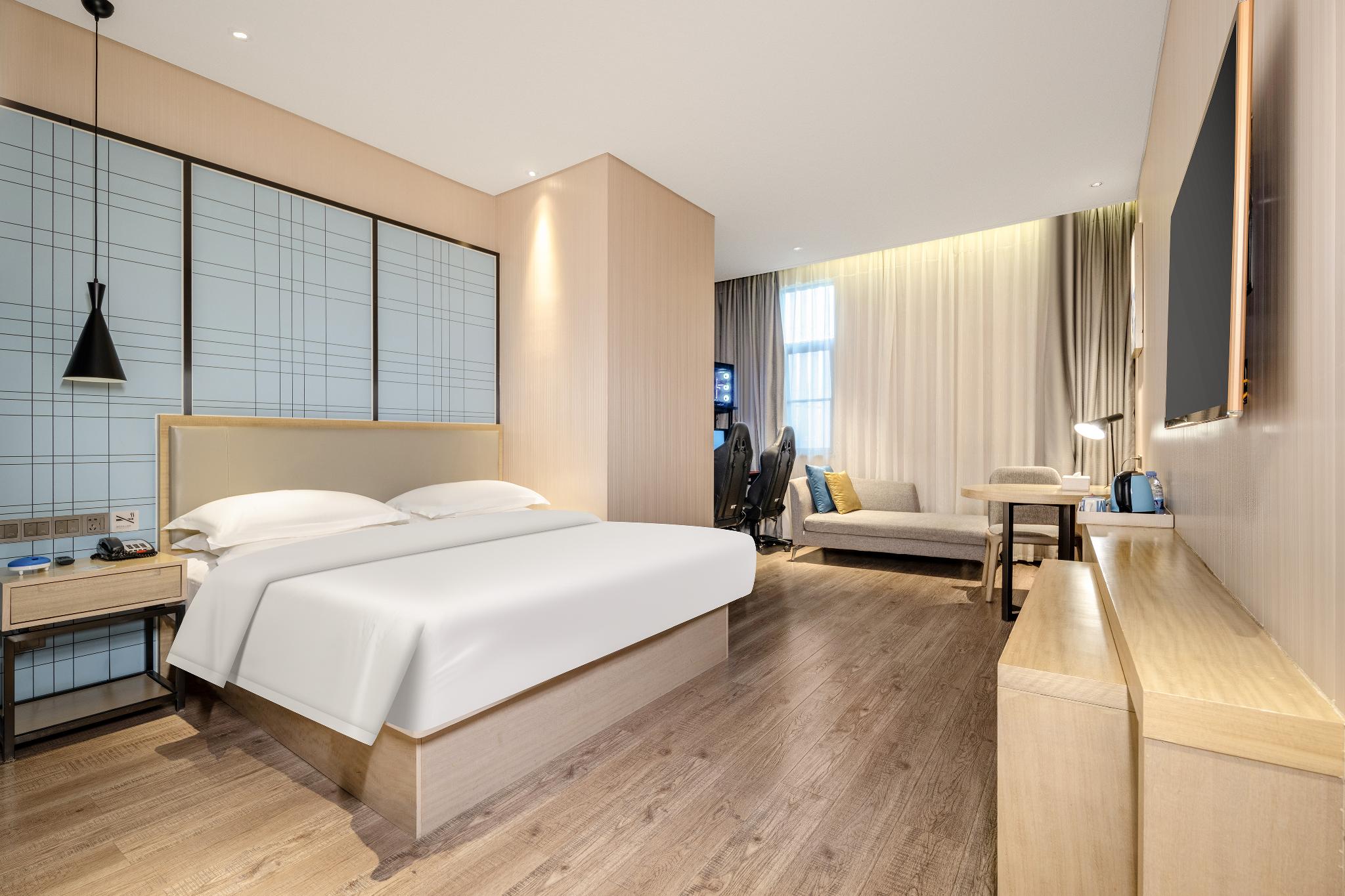 غرفة بسرير كينج، Echarm Hotel Nanning International Convention and Exhibition Center Metro Station 1/1