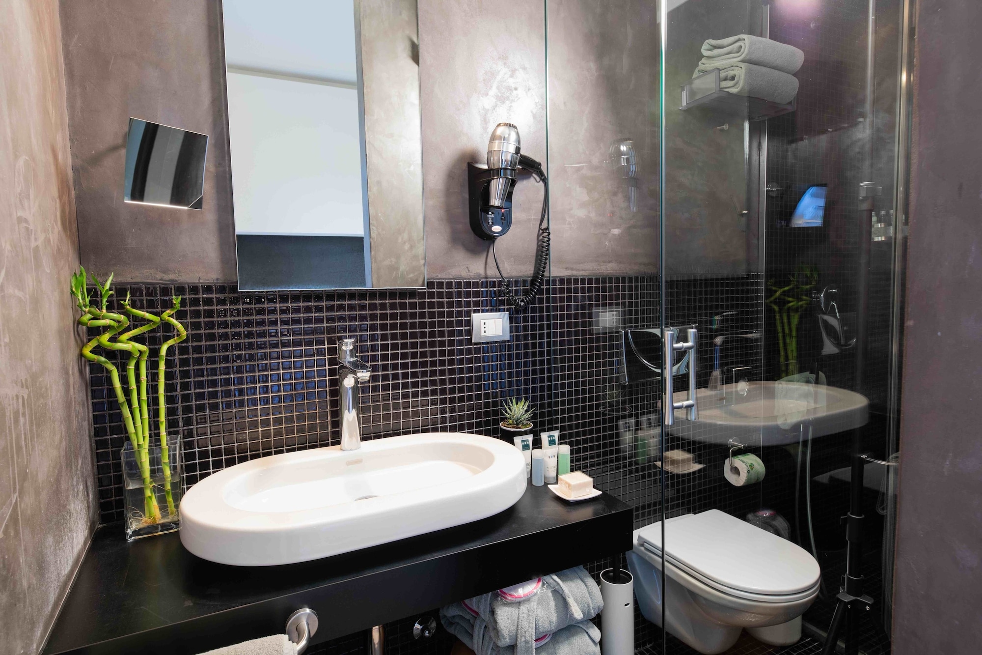 غرفة بسريرين منفصلين، UNAHOTELS One Siracusa 4/5
