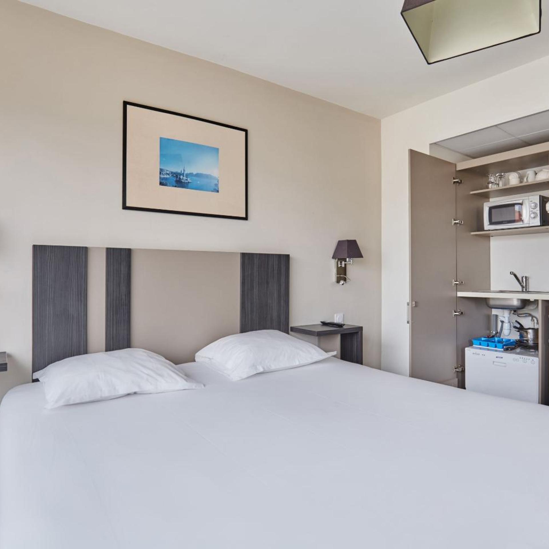 استوديو بشرفة، Appart hotel Odalys City Marseille Centre Parc Chanot Velodrome 3/10