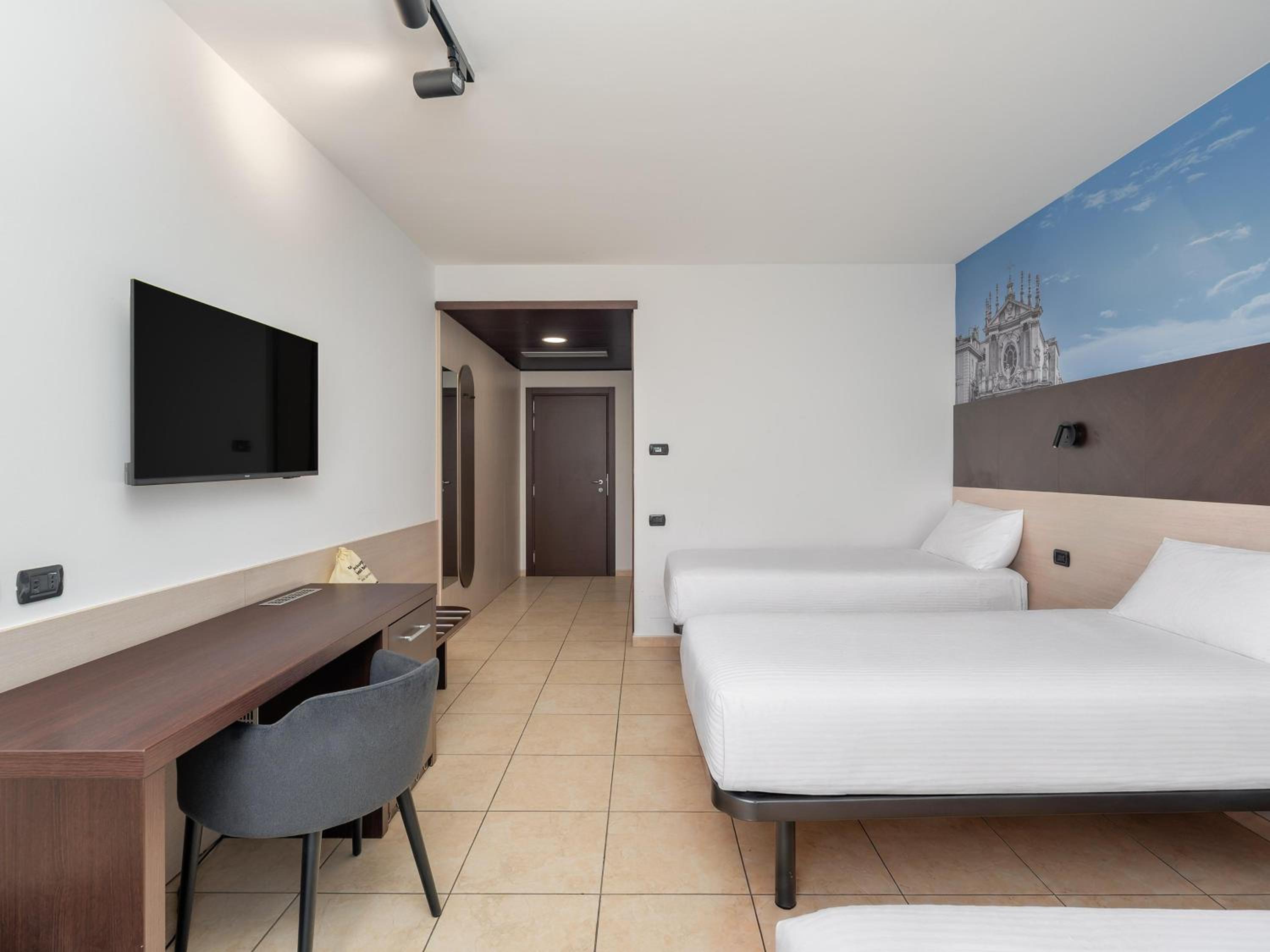 Triple Room Three Separate Beds، B&B HOTEL Settimo Torinese 8/10