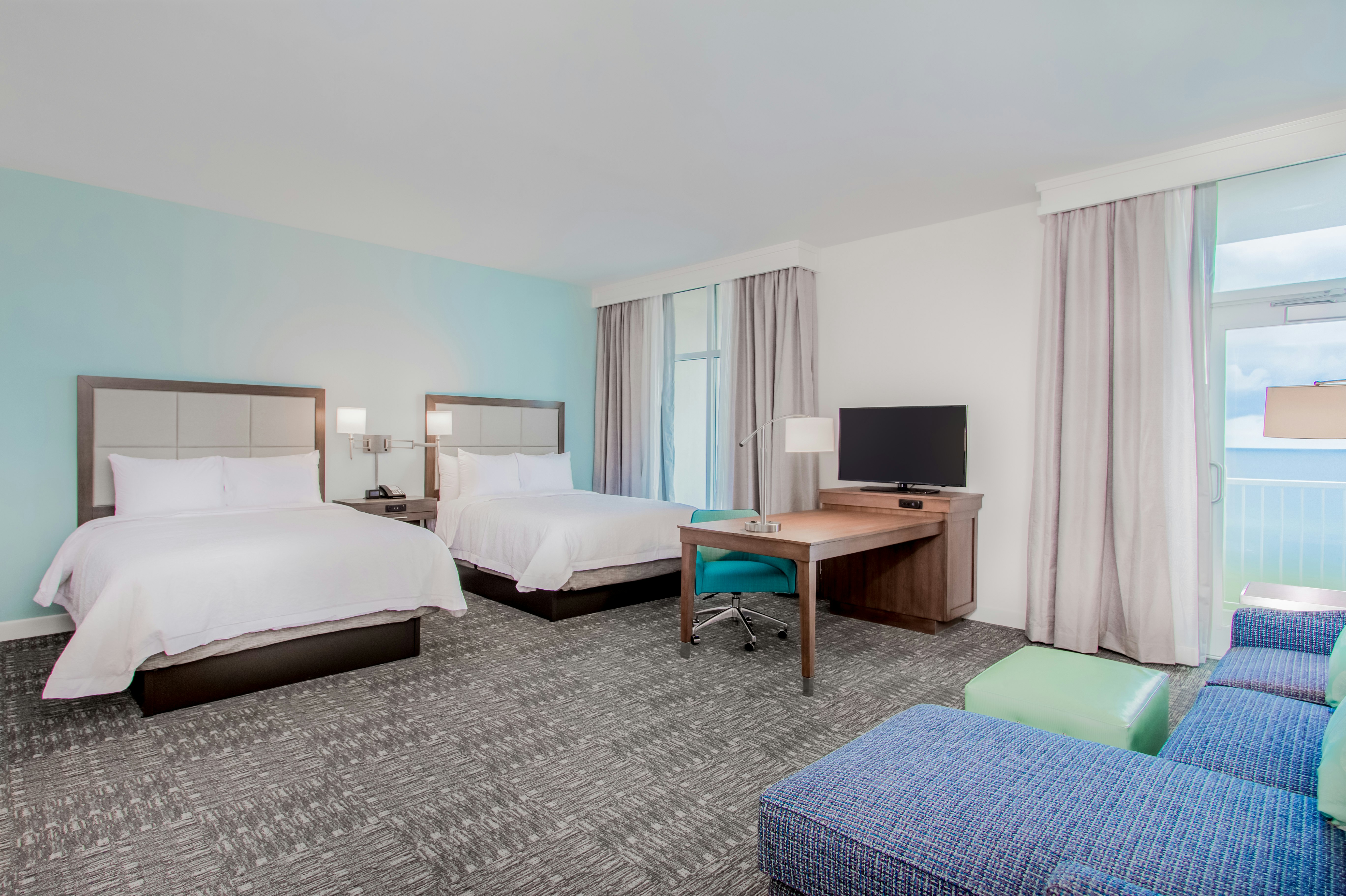 Studio, 2 Queen Beds, Gulf View
