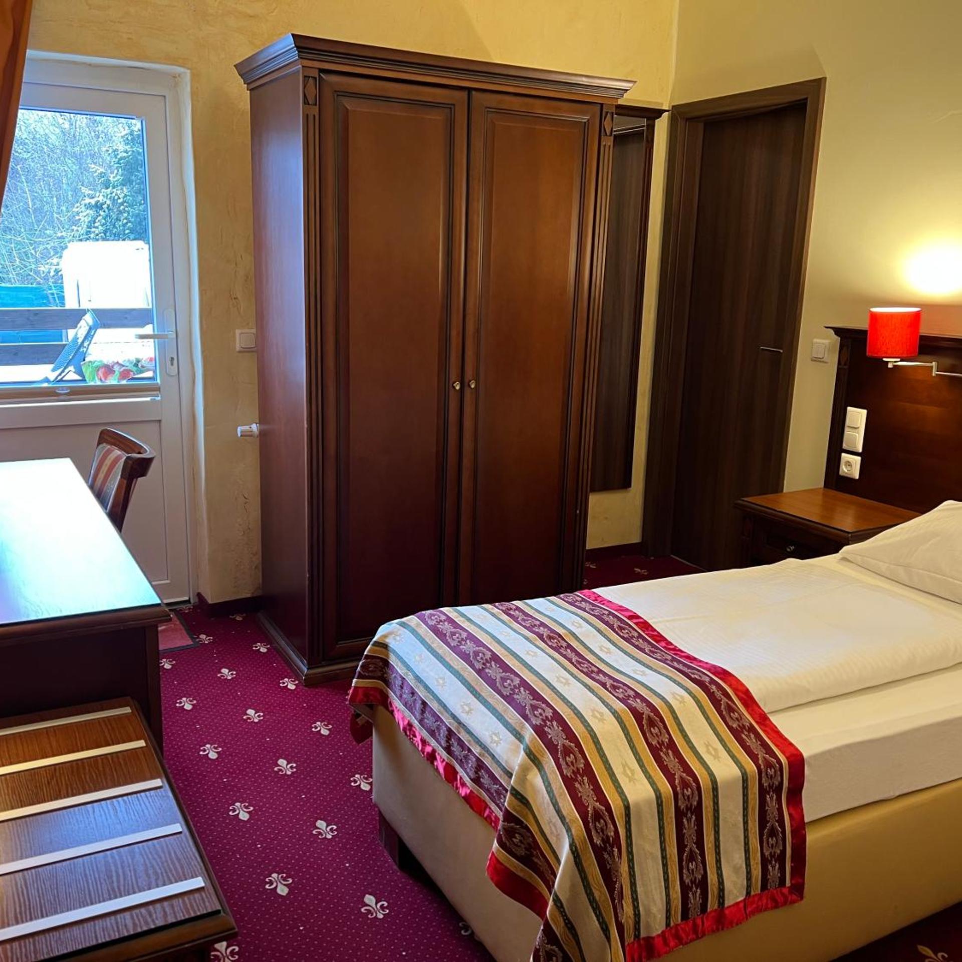 غرفة ديلوكس مفردة بشرفة، Hotel Medaillon 9/10