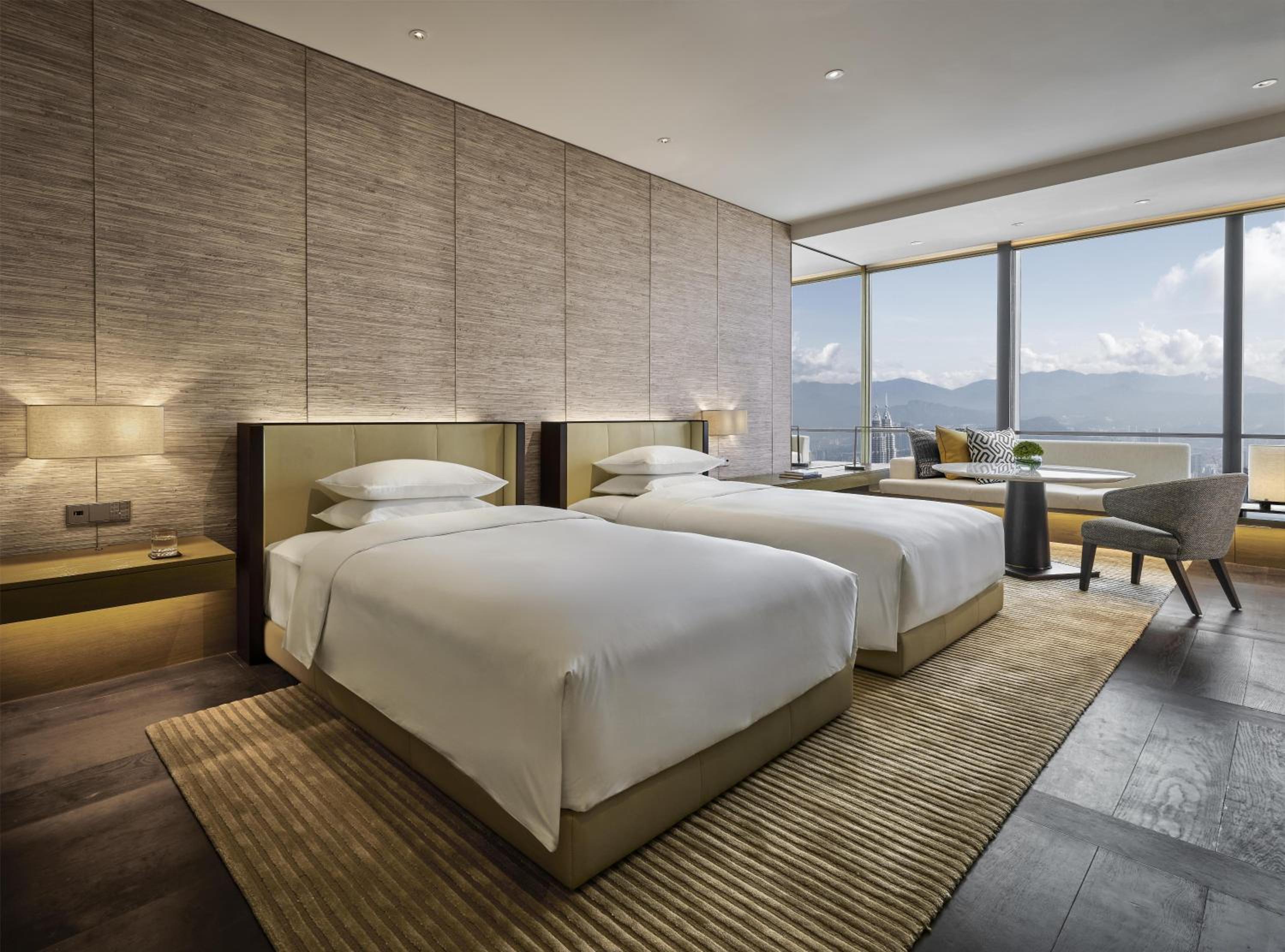 Room, Twin Beds, Tower View