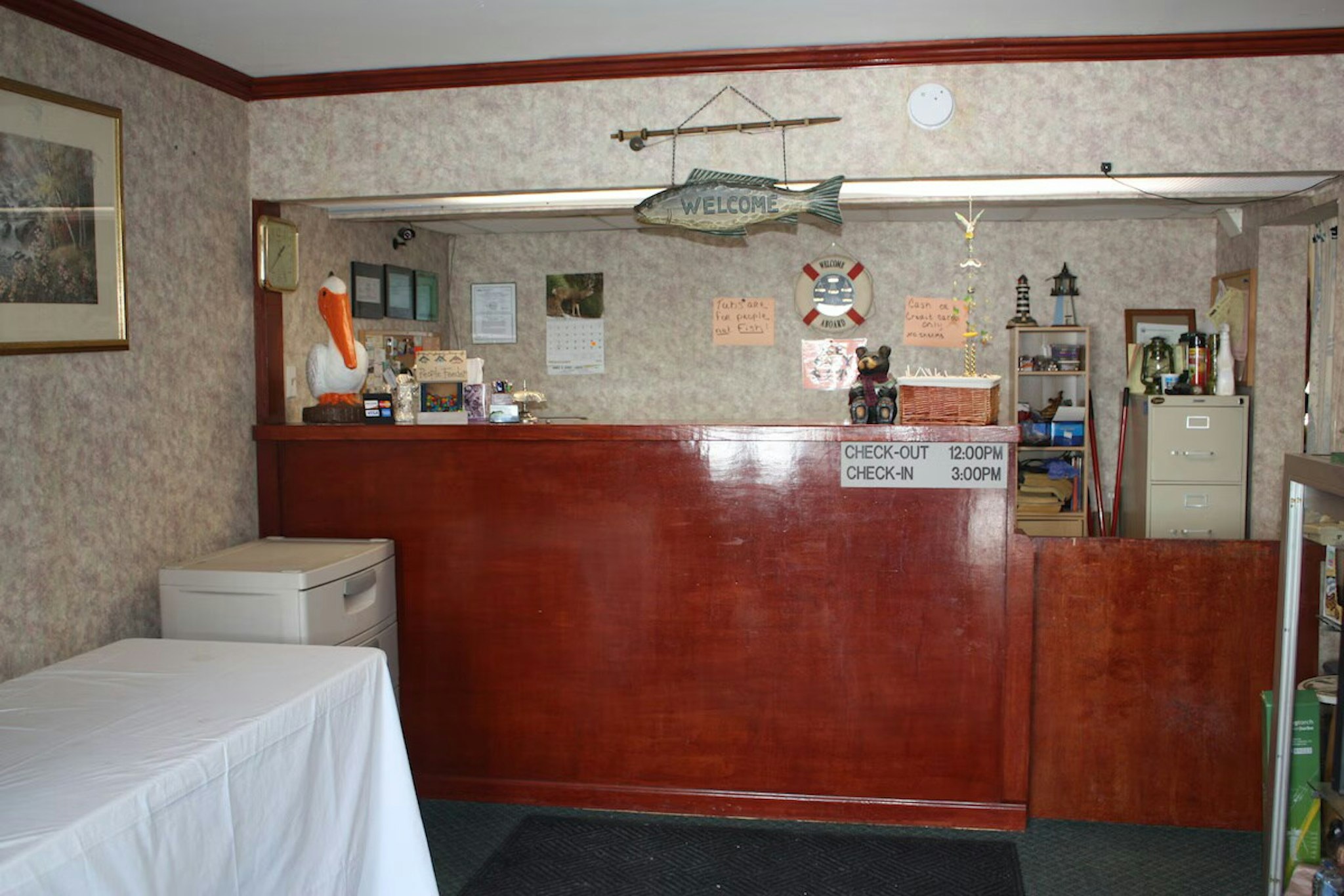 Lobby at Lake Erie Lodge Oregon OH, Curtice
