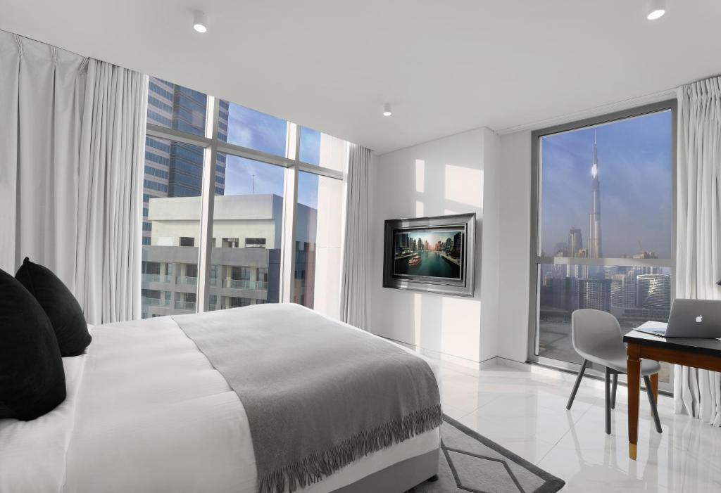 3 Bedrooms, Premium, Quadruple, Partial Burj Khalifa View