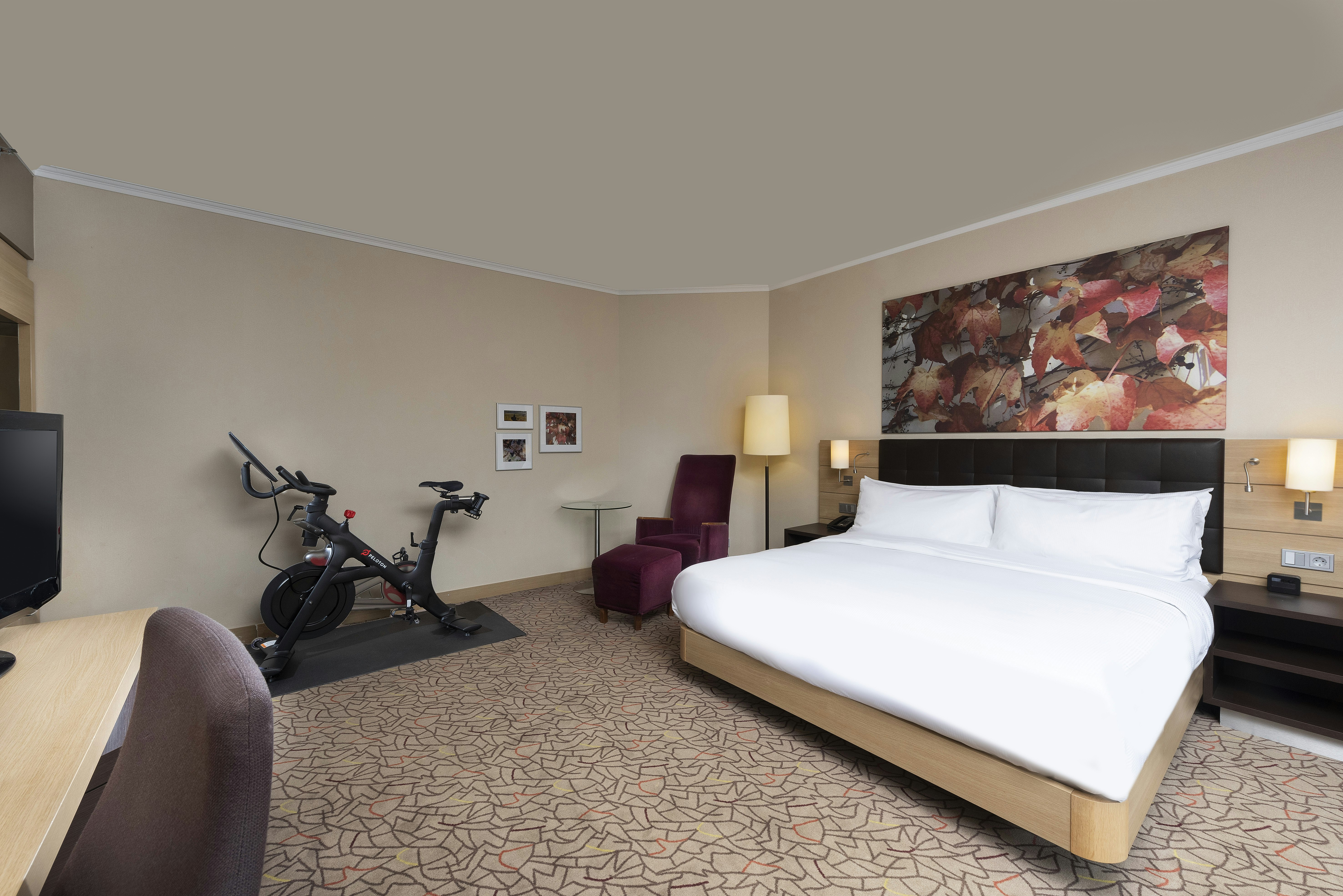 Room, King Bed, Peloton