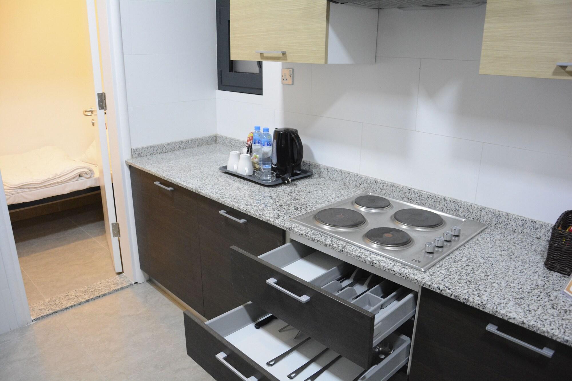 شقة عائلية بإطلالة على المدينة بغرفتي نوم، The 58 Hotel Apartments 9/10