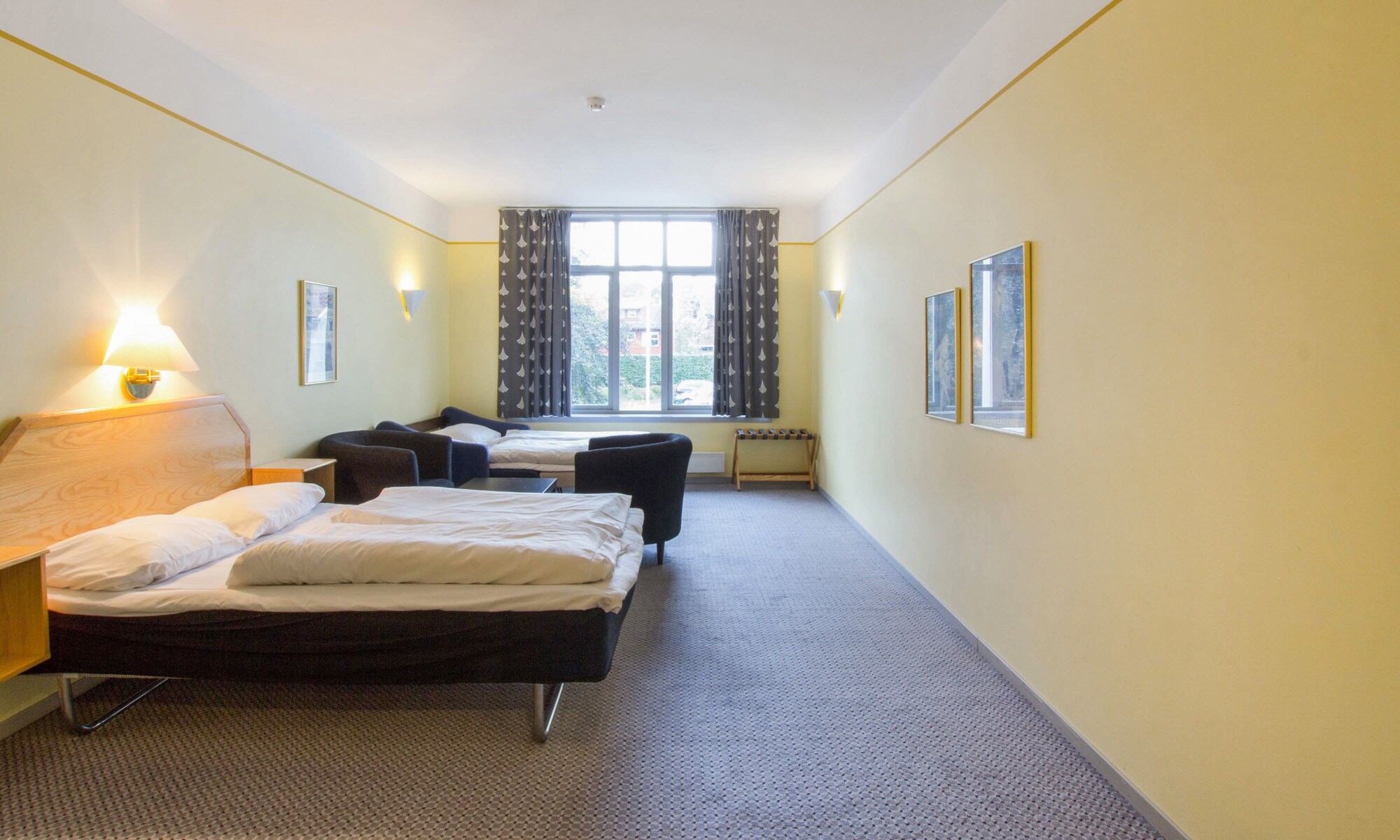 Family, Double Bed, Sofa, Separate Building