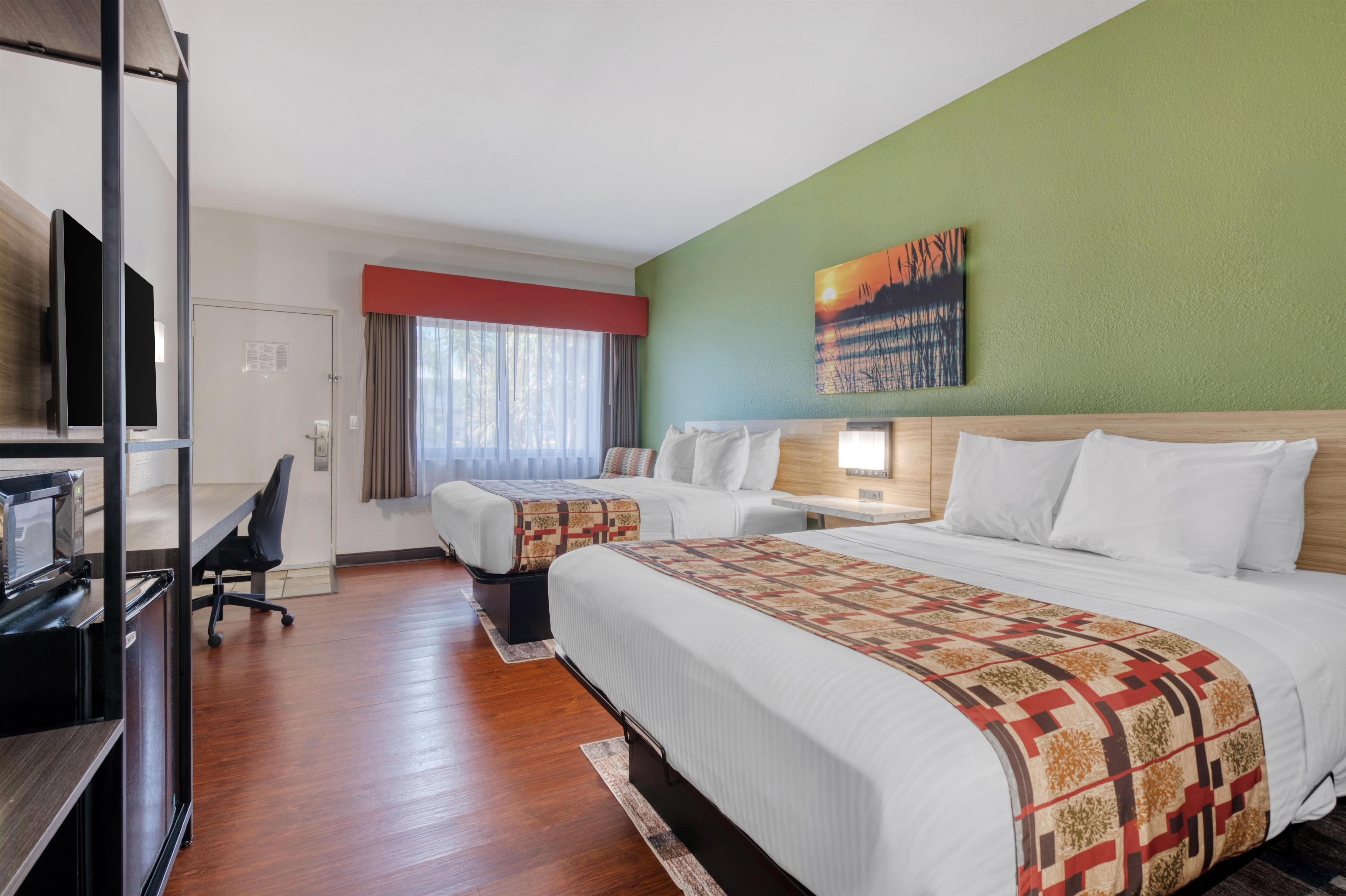 Downstairs, 2 Double Beds