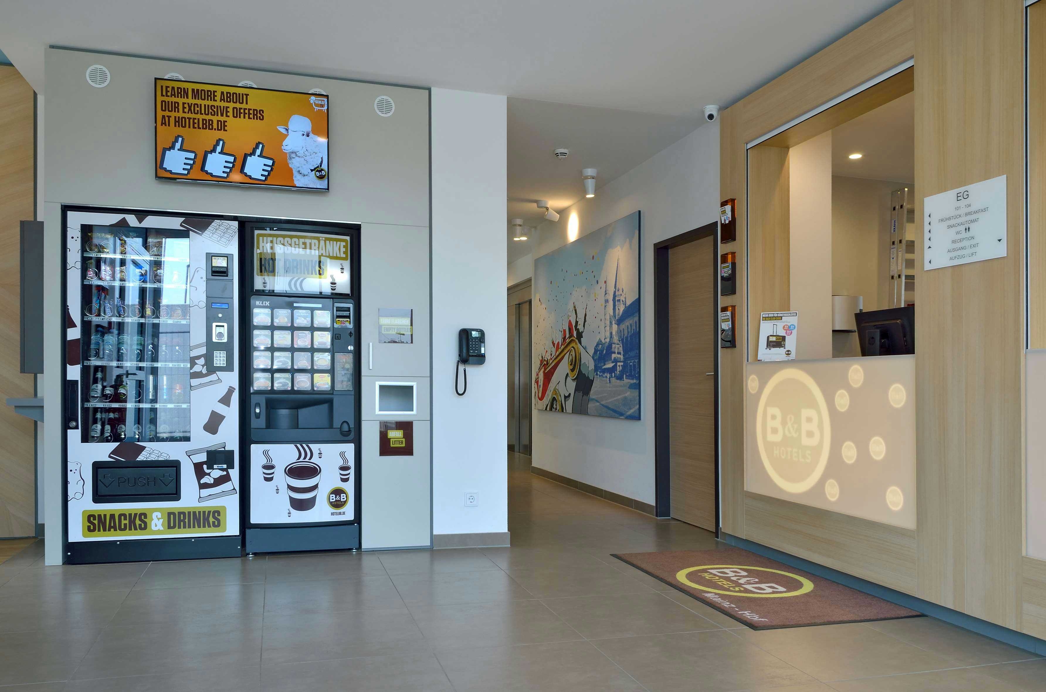 B&B Hotel Mainz-Hbf 7/24