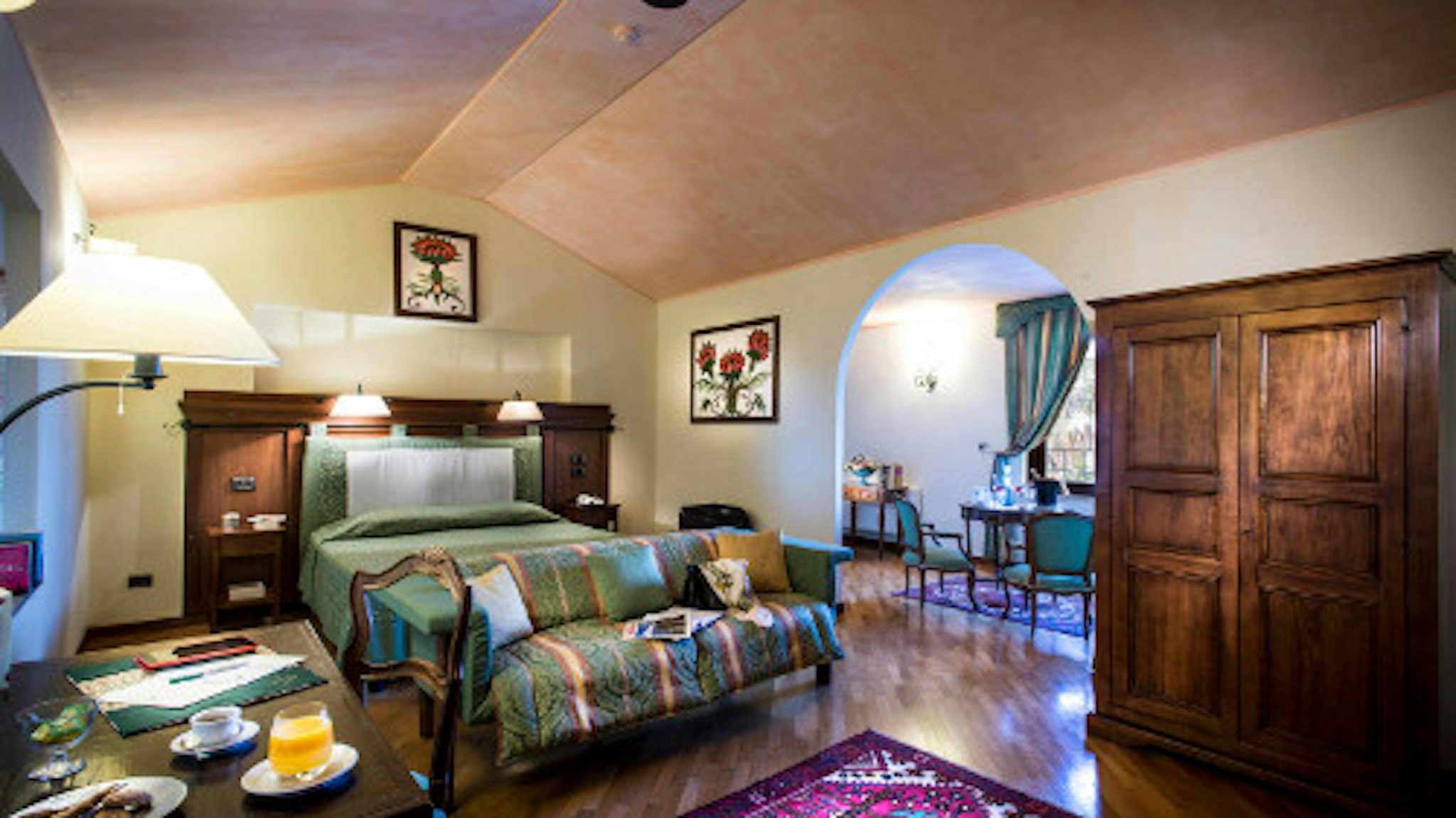 Lobby at Relais Santa Anastasia, Castelbuono
