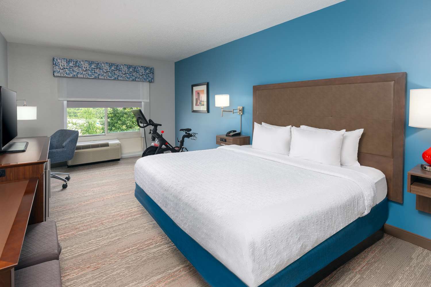 Space, Fitness, King Bed, Peloton