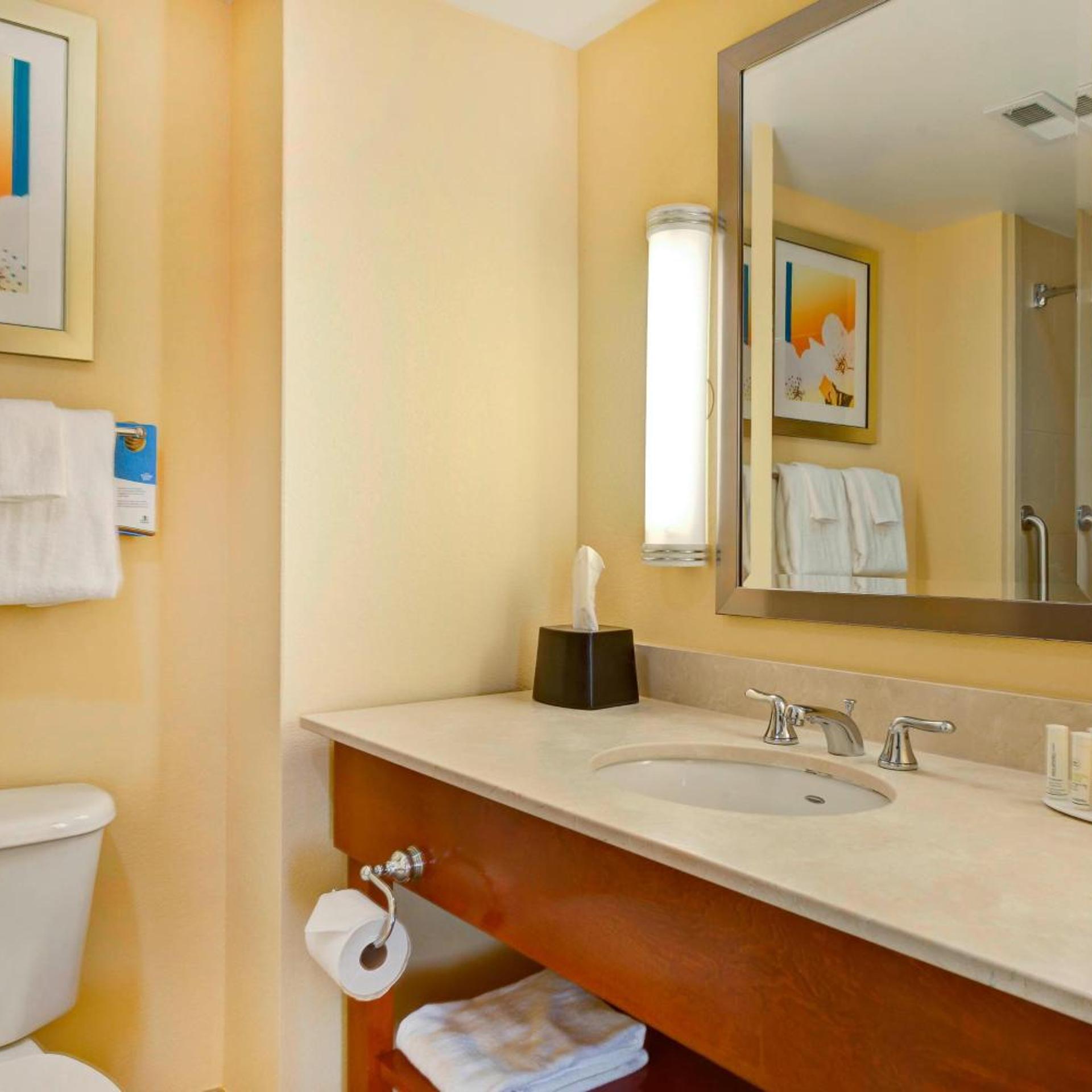 Room, King Bed, Bathtub, Accessible, Fairfield Inn Suites Durham Southpoint 4/4