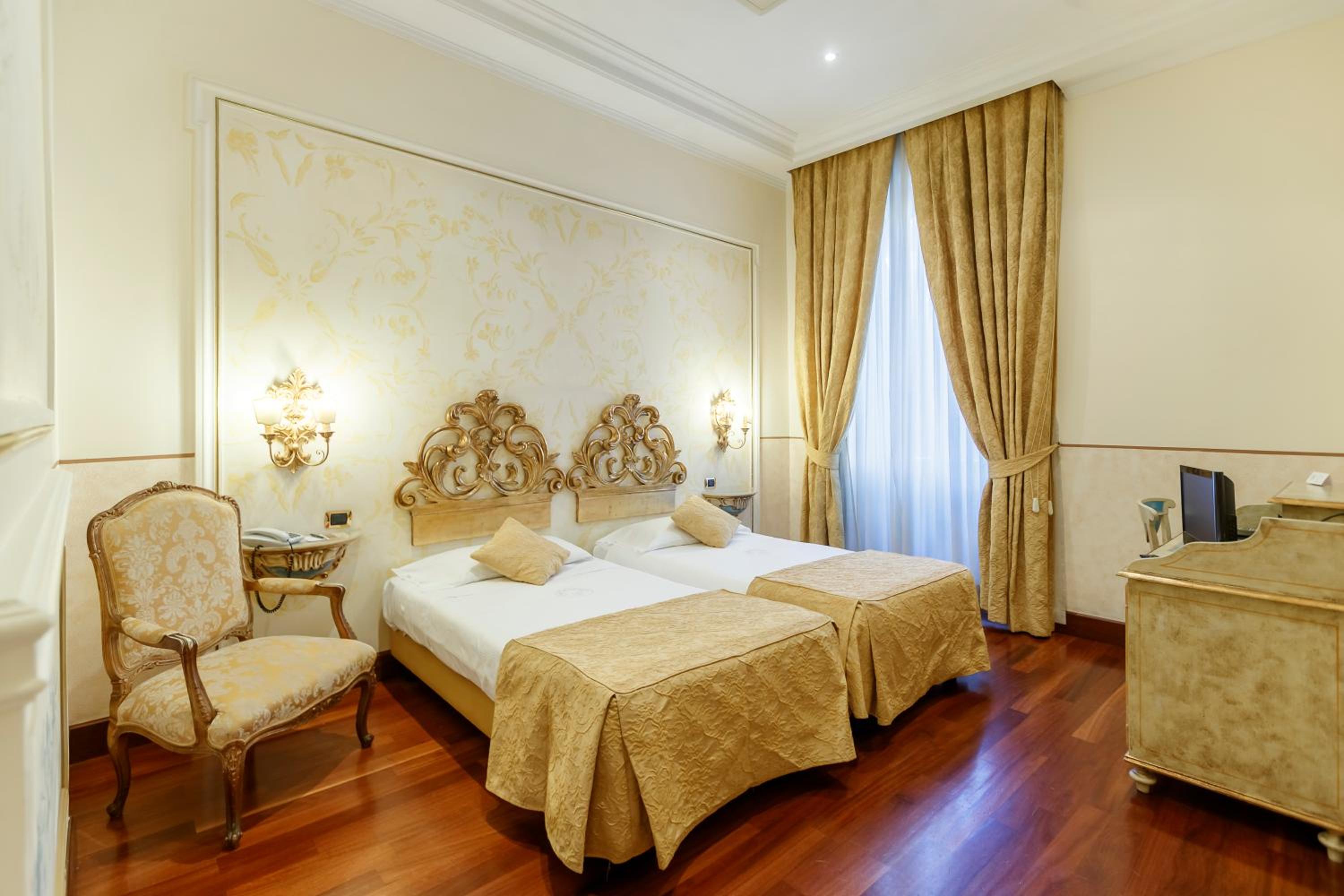 غرفة بسرير مزدوج أو سريرين منفصلين، Hotel Villa San Pio 2/4