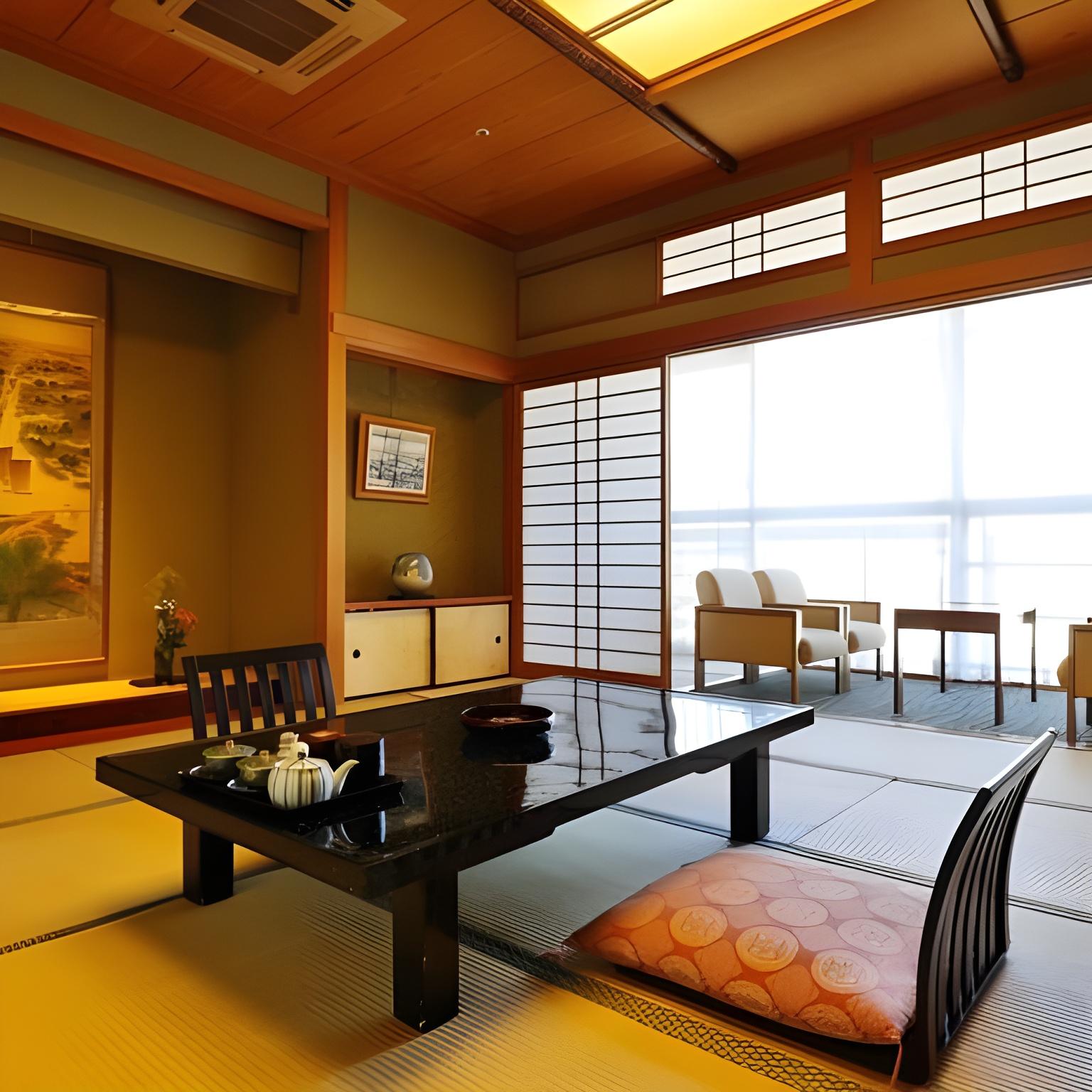 Japanese, Mountain, Superior, Deluxe, Villa, Mountain View, Smoking