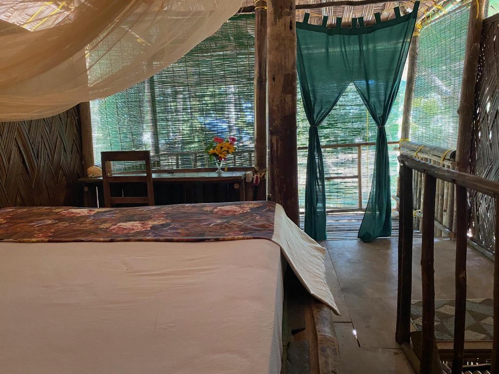 Bamboo, Cottage, Double Bed