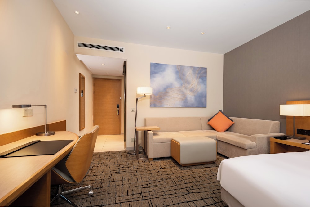 غرفة بسريرين منفصلين مع أريكة، Hyatt Place Yinchuan Dayuecheng 8/10