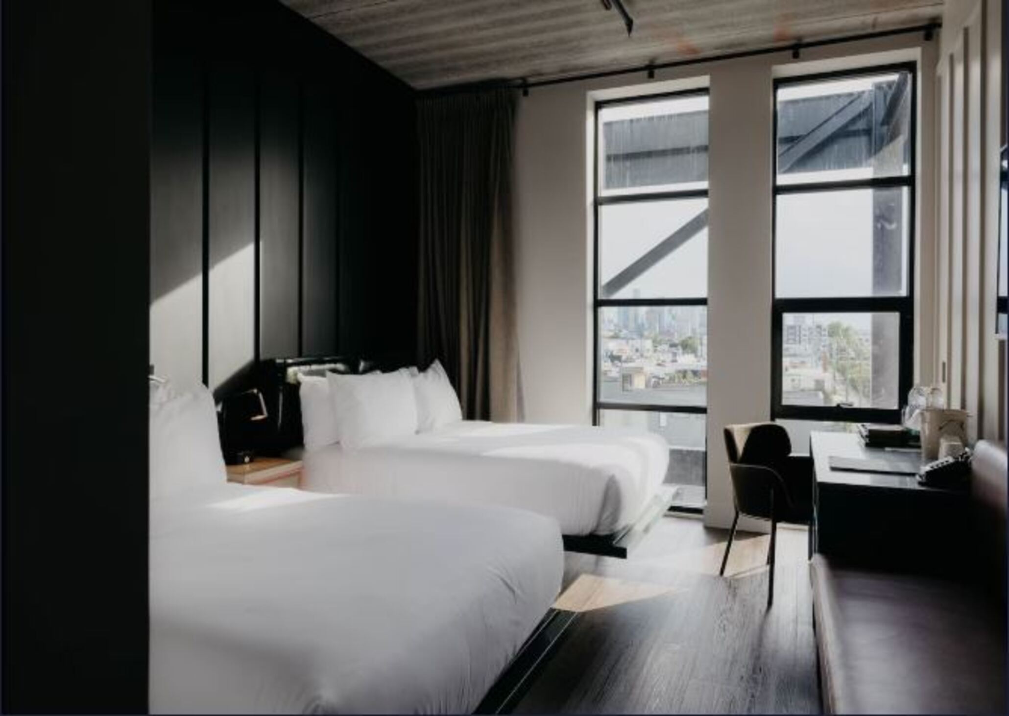 Room, 2 Double Beds, with View
