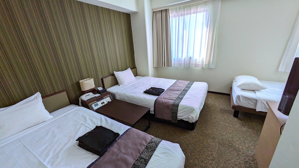 غرفة ثلاثية بسريرين منفصلين، Hotel Areaone Oita 4/7