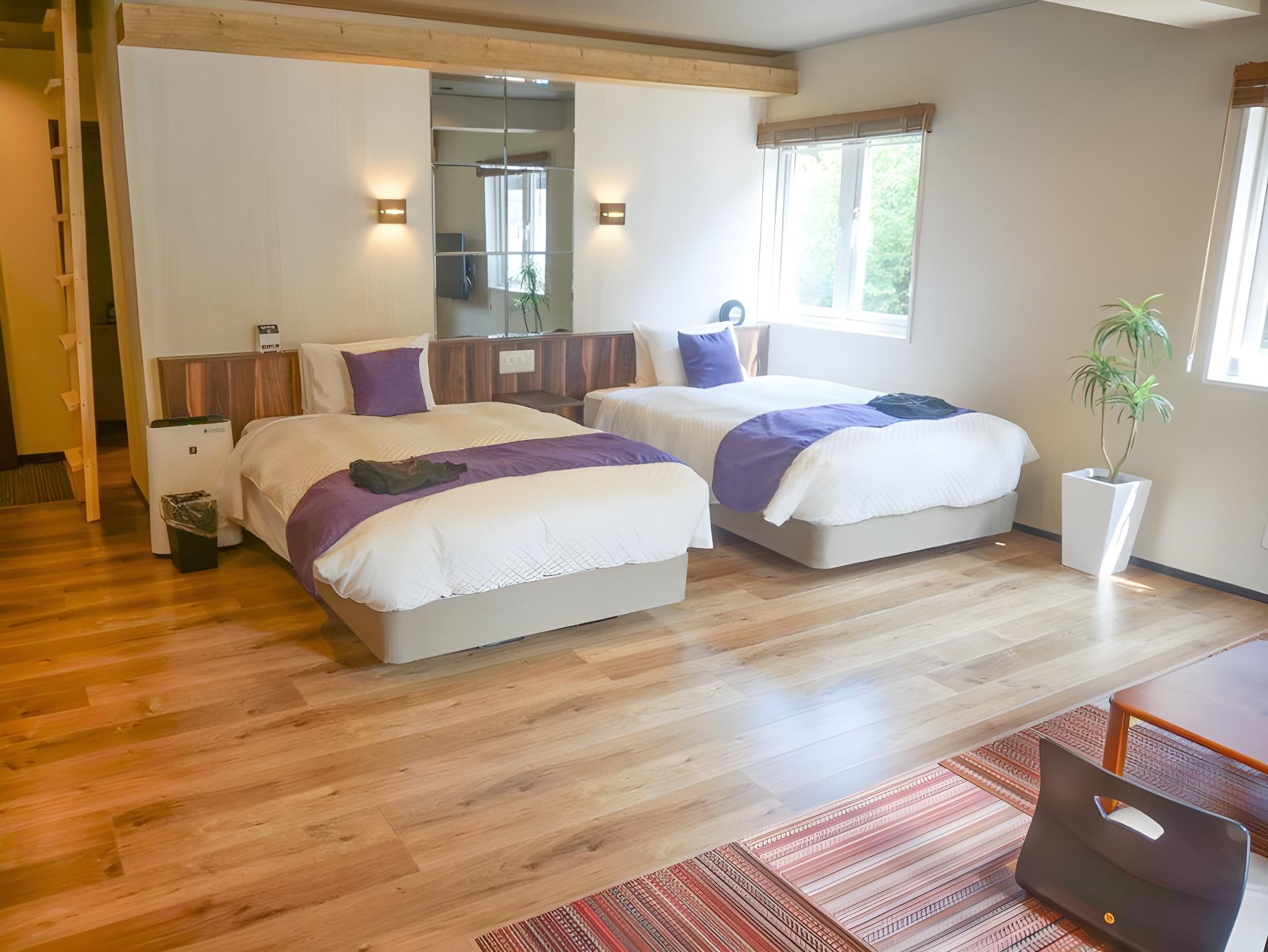 Japanese Western, Loft, Superior, Villa, Twin Beds, Mountain View, Smoking