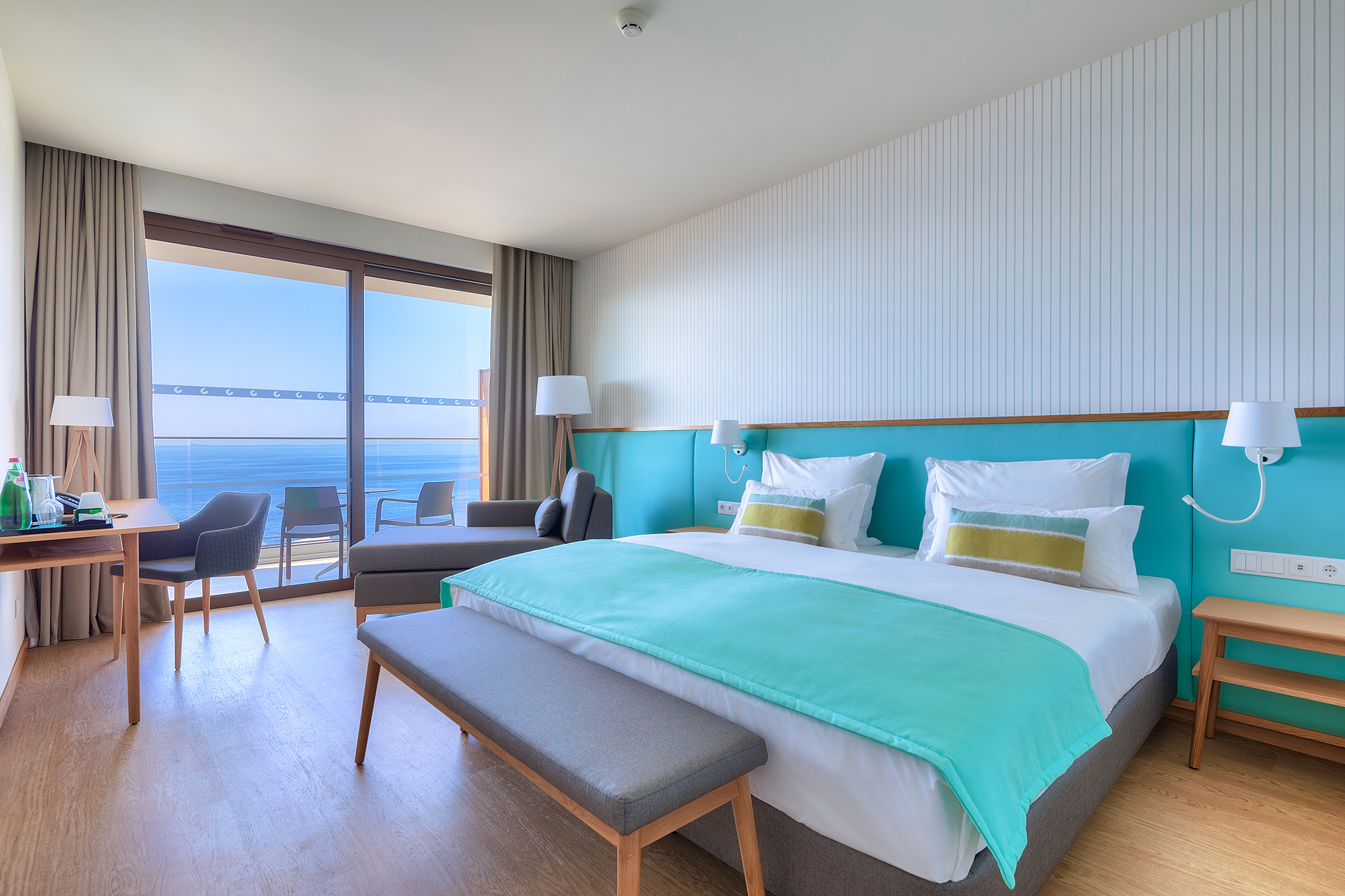 Room, Twin Beds, Sea View