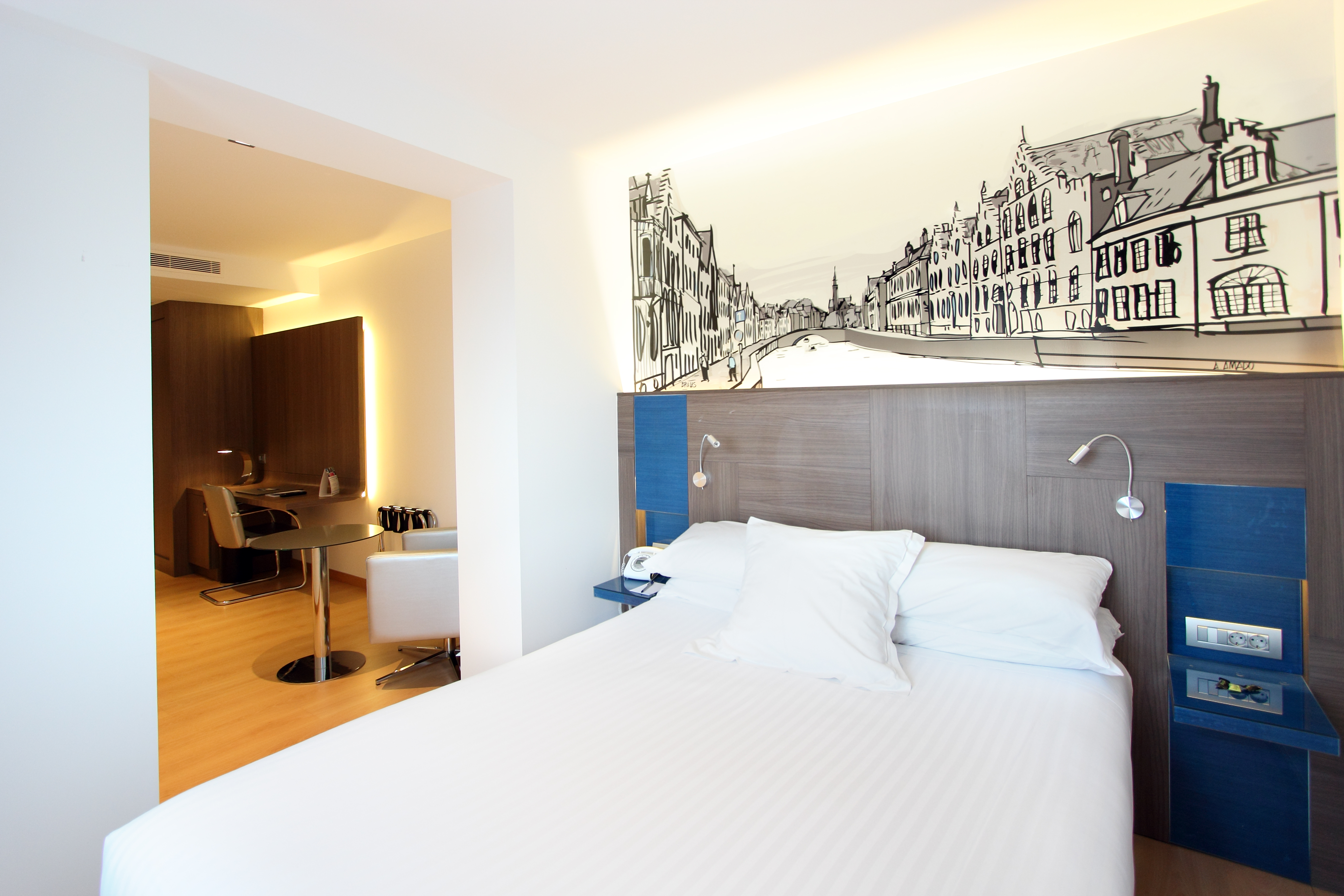 غرفة قياسية مفردة بسرير مزدوج، Eurostars Blue Coruna 2/9