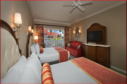 Room, 2 Queen Beds, Resort View, Accessible