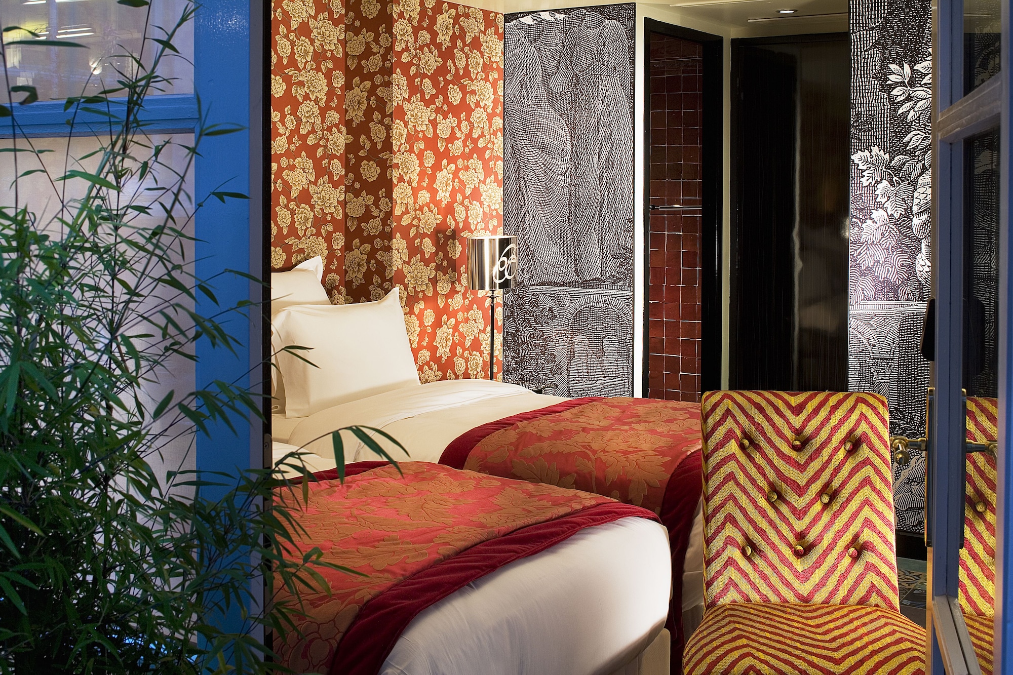 غرفة ديلوكس بريفيليج بسرير كوين، Hotel Le Bellechasse Saint Germain 3/5