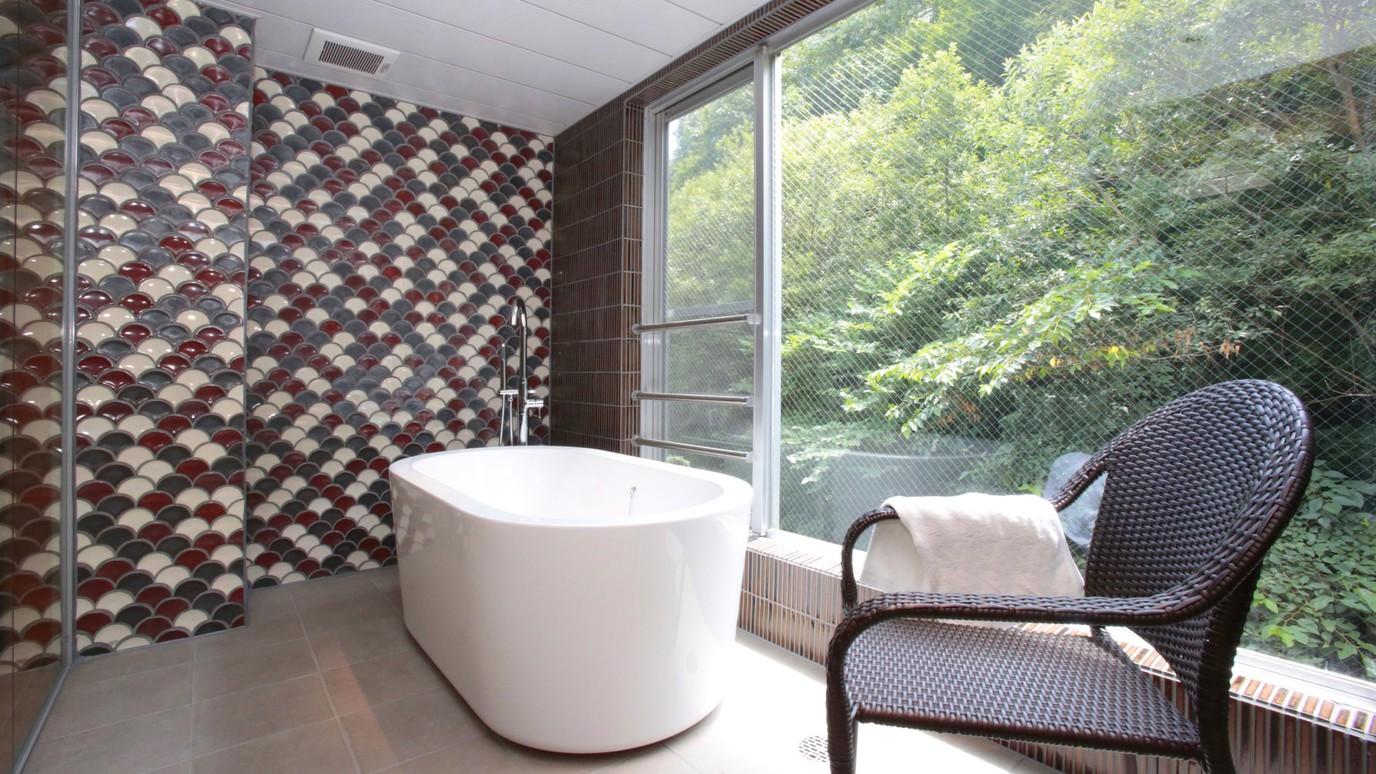 Semi Room, Japanese, Outdoor Bath