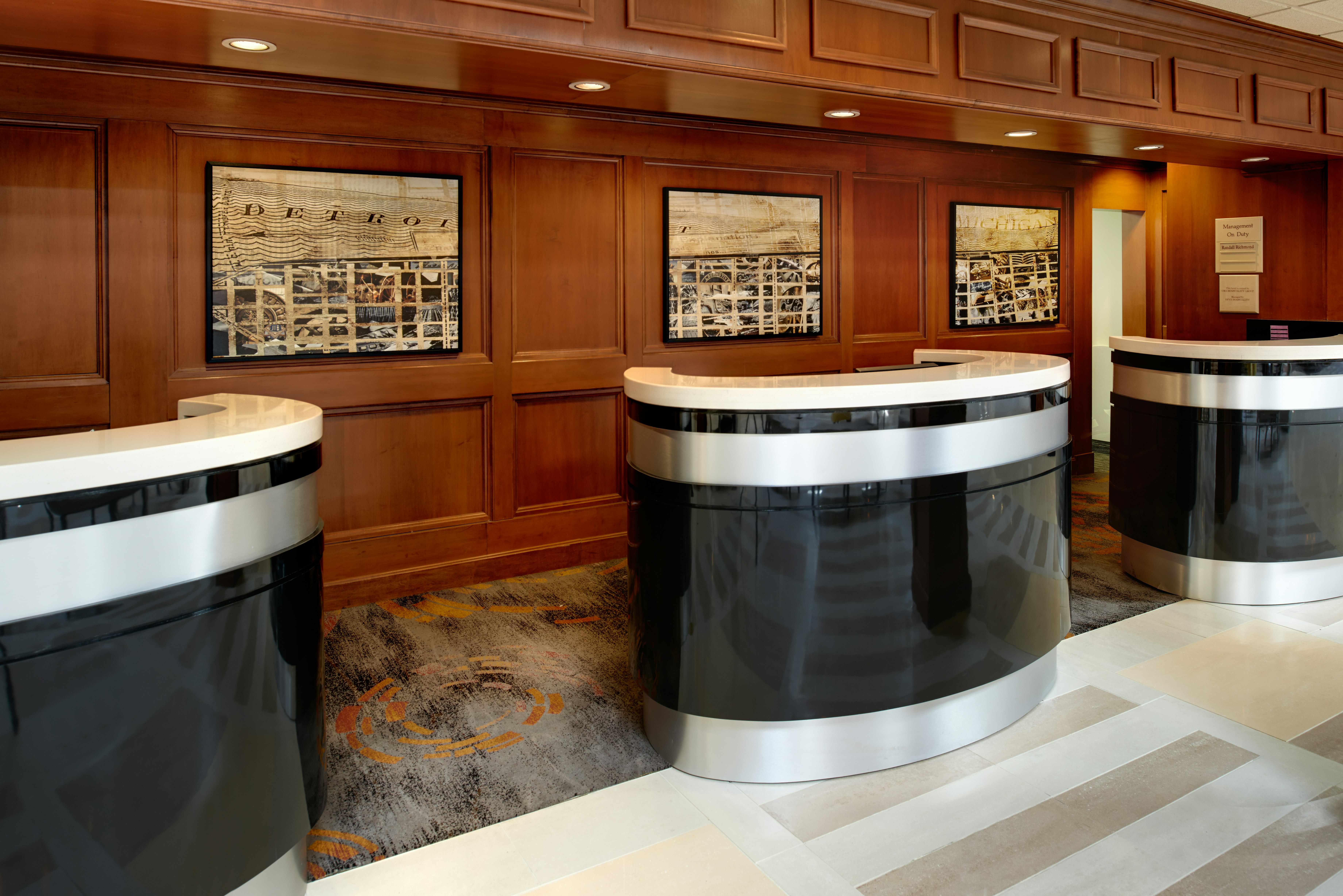 Lobby at Doubletree By Hilton Detroit - Dearborn, DETROIT - MI