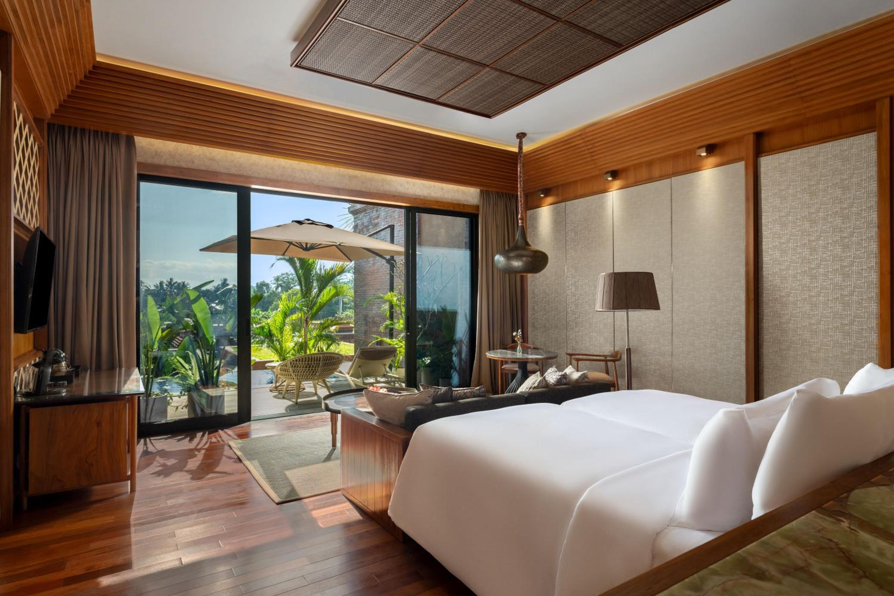 Villa, Twin Beds, Sunset View