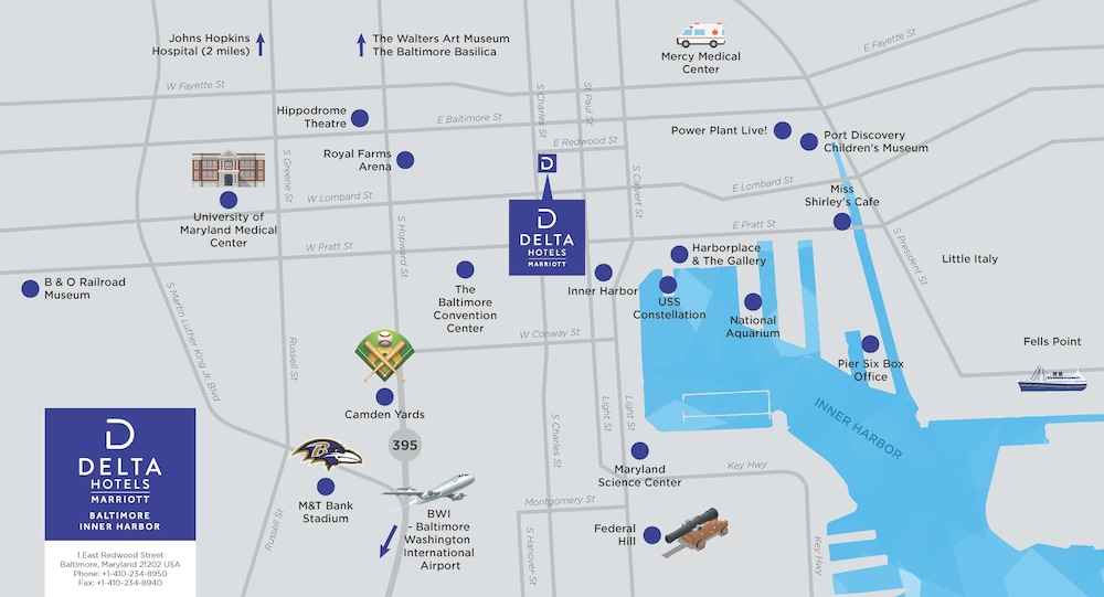 Sonesta Hotel Baltimore Inner Harbor 53/60