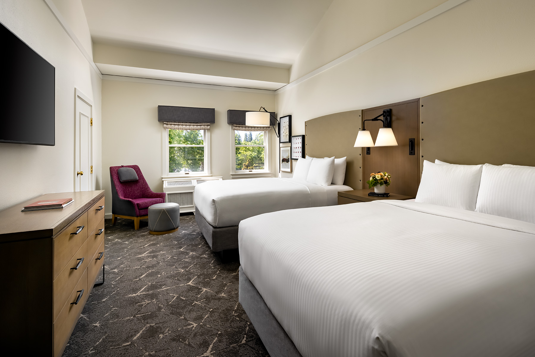 غرفة بسريرين كوين لذوي الإعاقة، Fairmont Sonoma Mission Inn & Spa 2/3