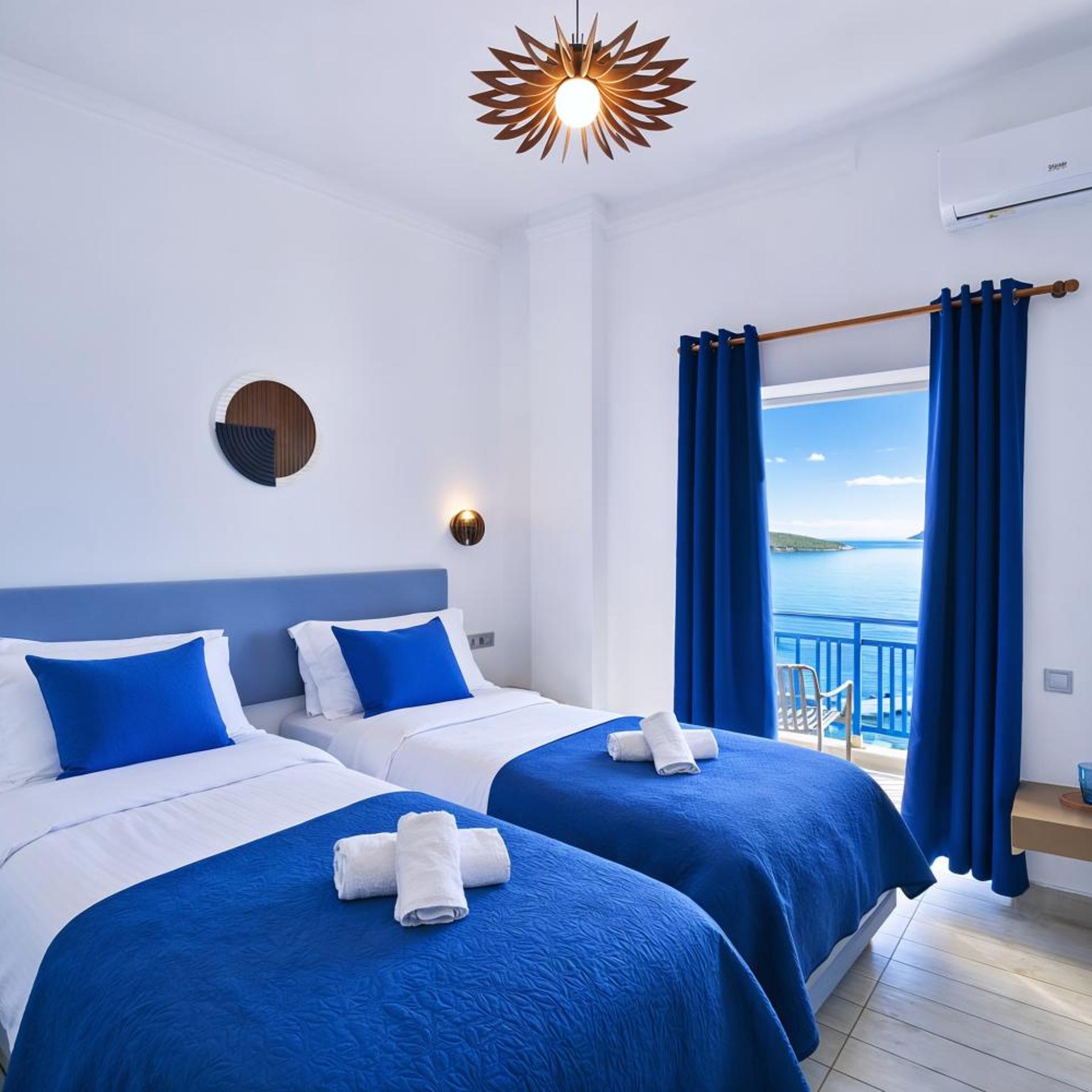 DELUXE, DOUBLE OR TWIN BED, SEA VIEW