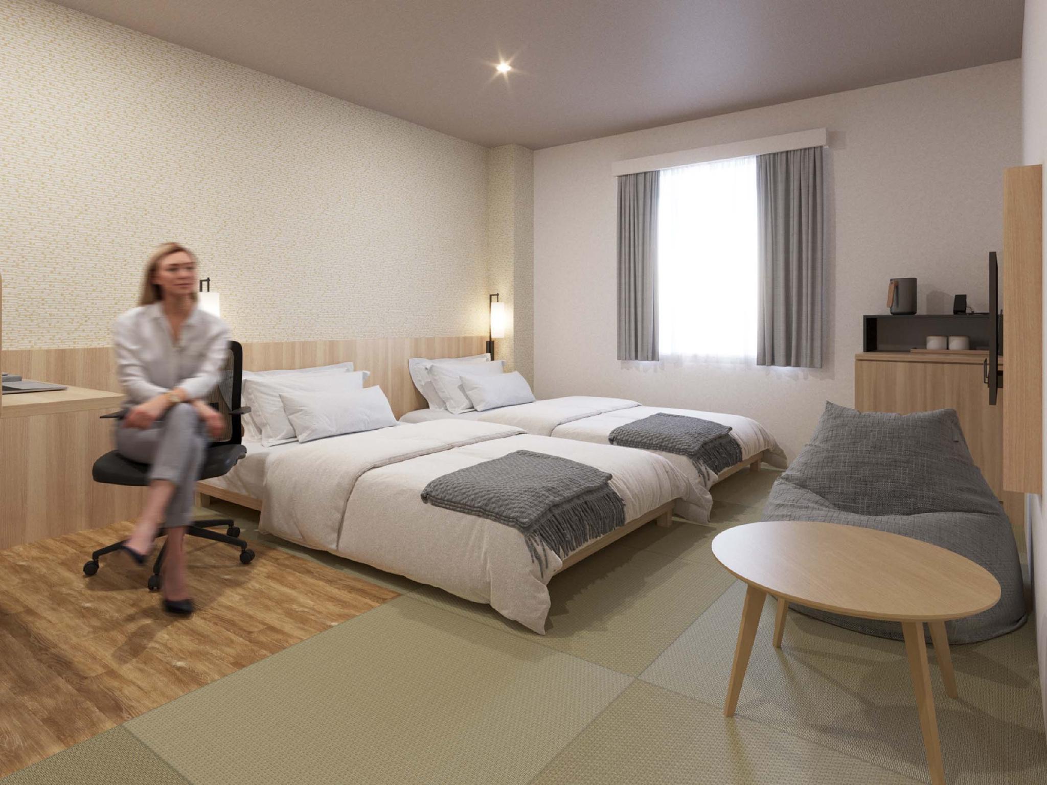 Semi Room, Como, Futon Bed, 2 Semi Double Beds