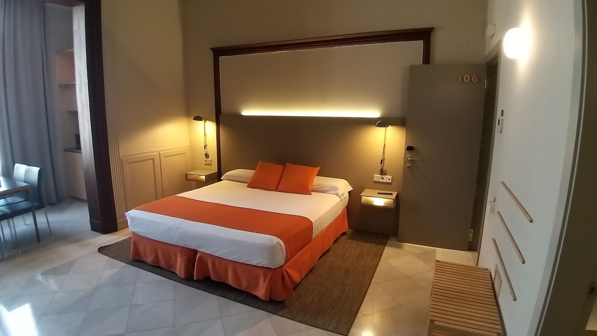 استوديو عائلي بسرير مزدوج مع أريكة، Casa Abamita 3/5