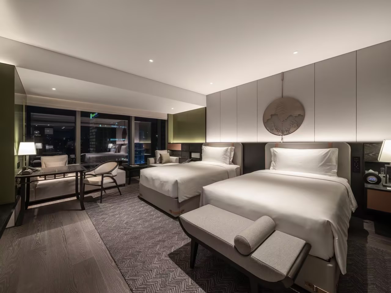 Classic, Twin Beds, Garden View