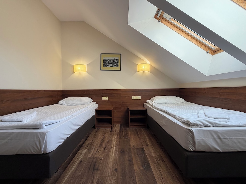 Room, Twin Beds, Attic